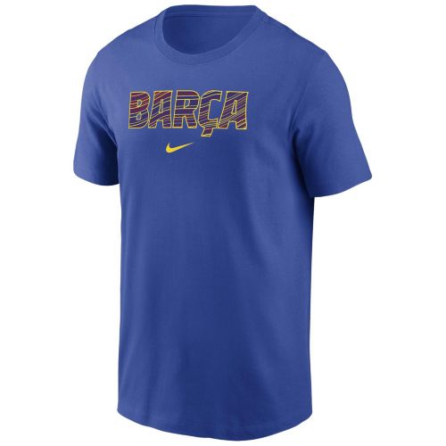 Nike Adult FC Barcelona Black Logo T-Shirt | Dick's Sporting