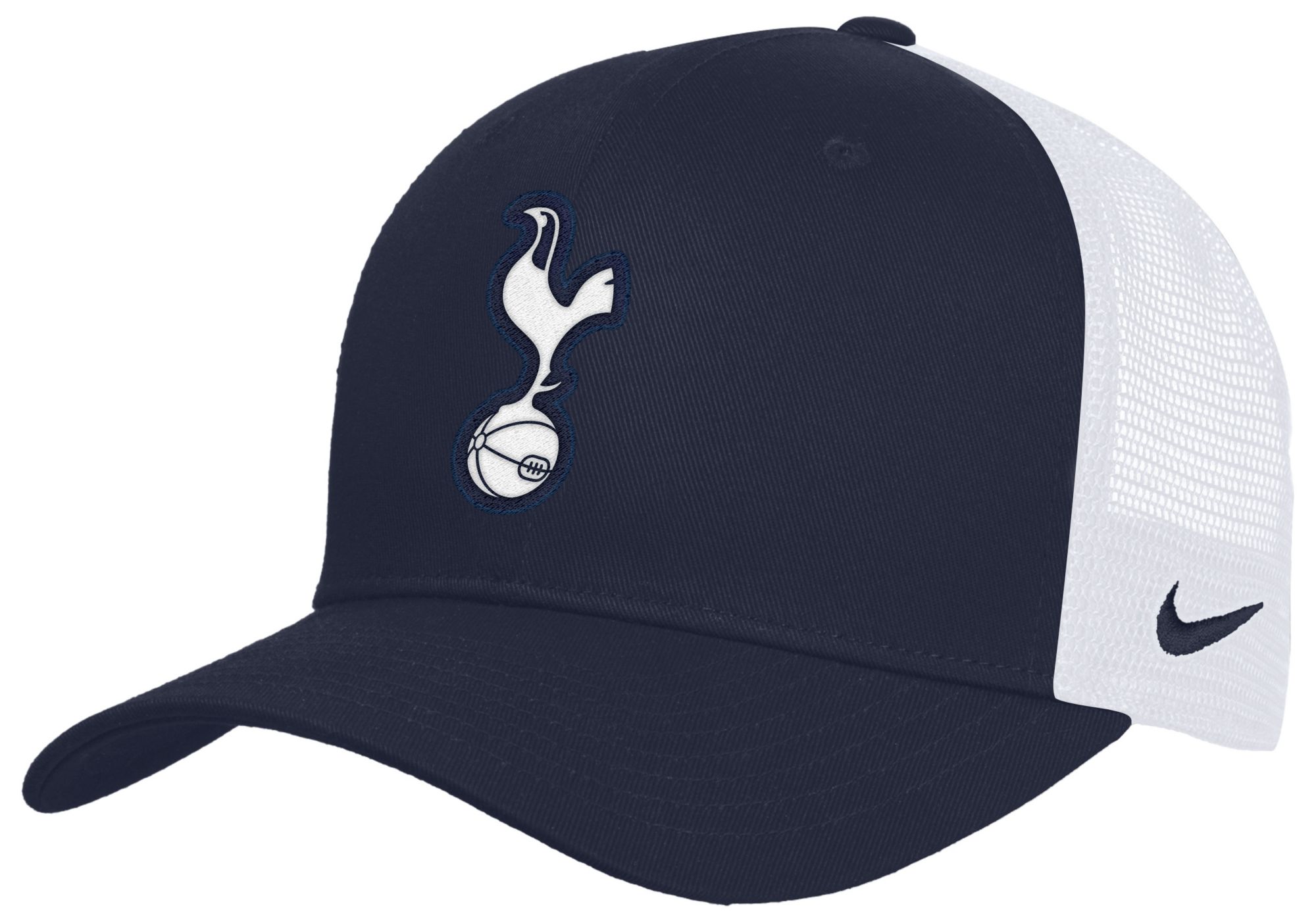 Nike Adult Tottenham Blue Logo Adjustable Trucker Hat