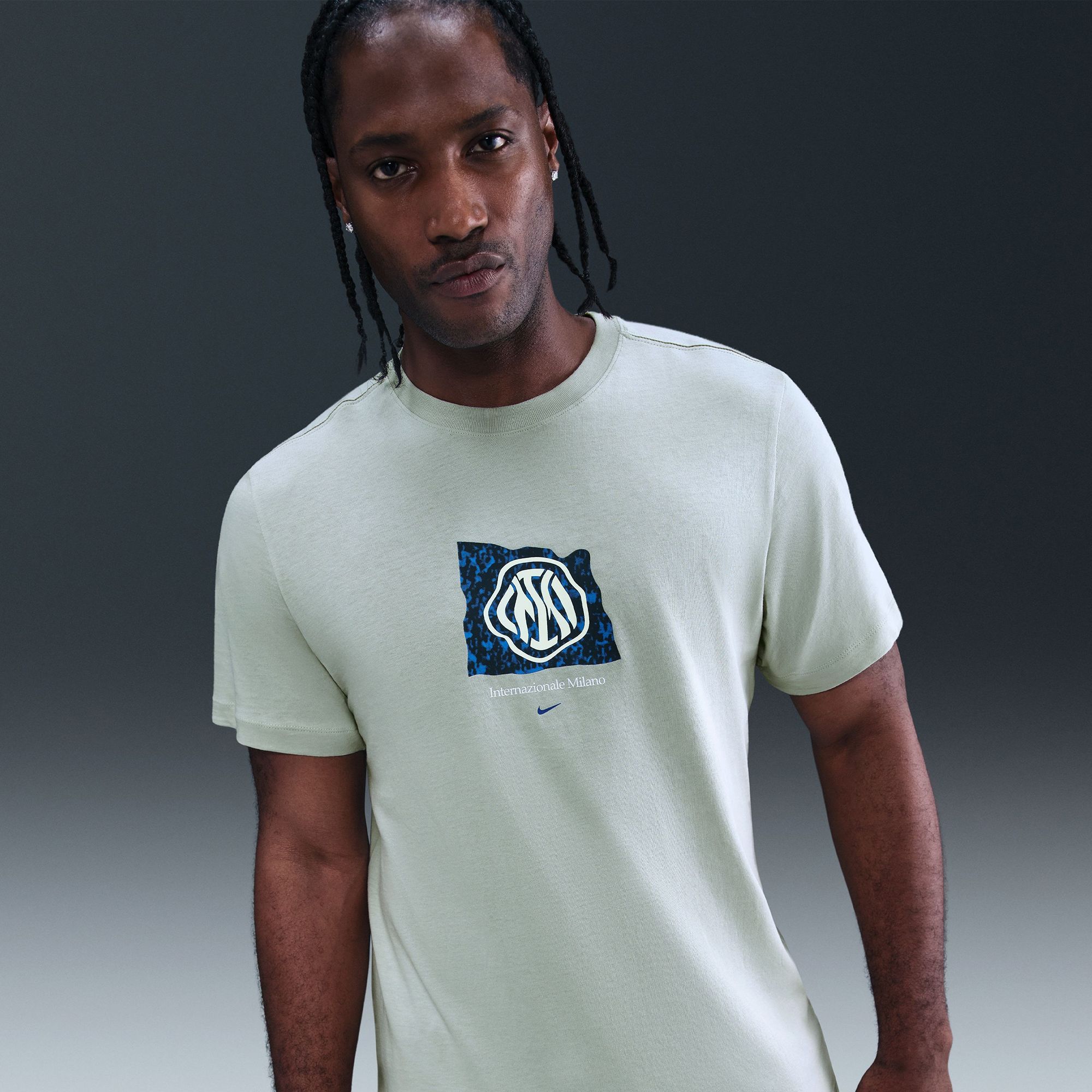 Nike Adult Inter Milan Grey Haze 2025 Banner T-Shirt
