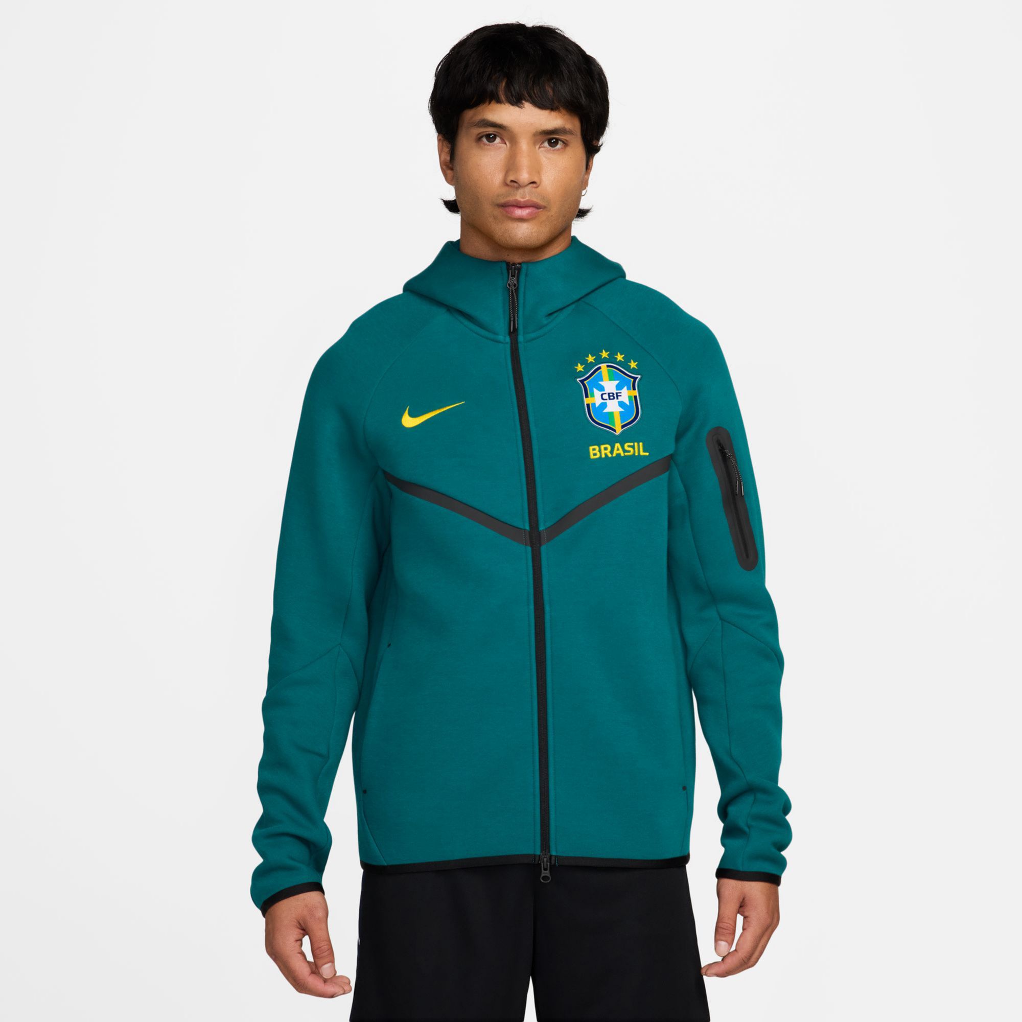 Nike Adult Brazil 2026 Home Tech Fleece Full-Zip Hoodie