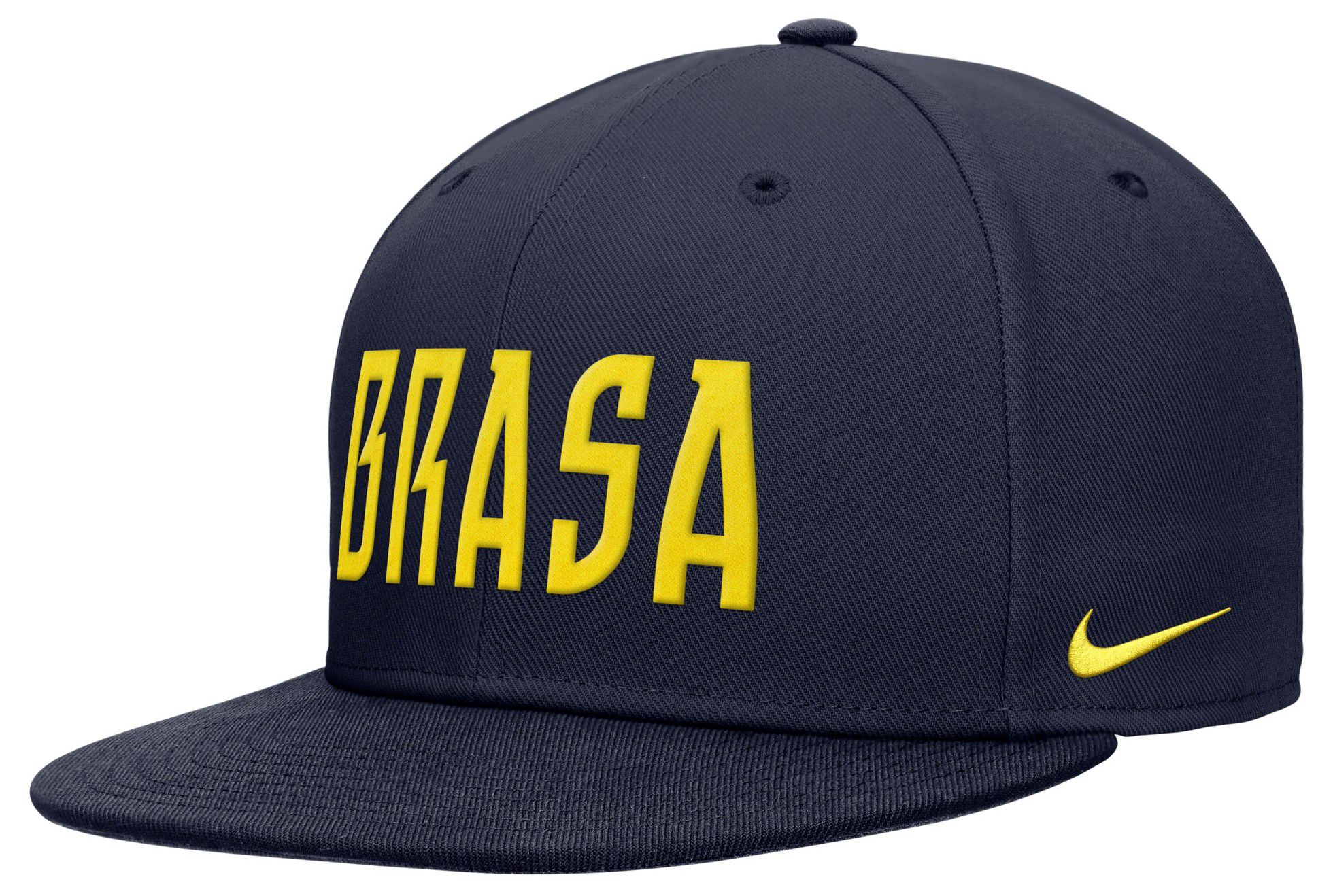 Nike Adult Brazil Navy All Over Print Snapback Hat