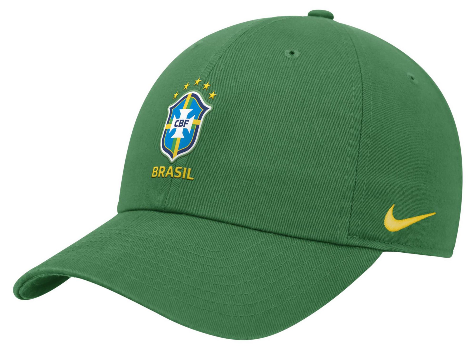 Nike Adult Brazil 2026 Green Core Crest Adjustable Dad Hat