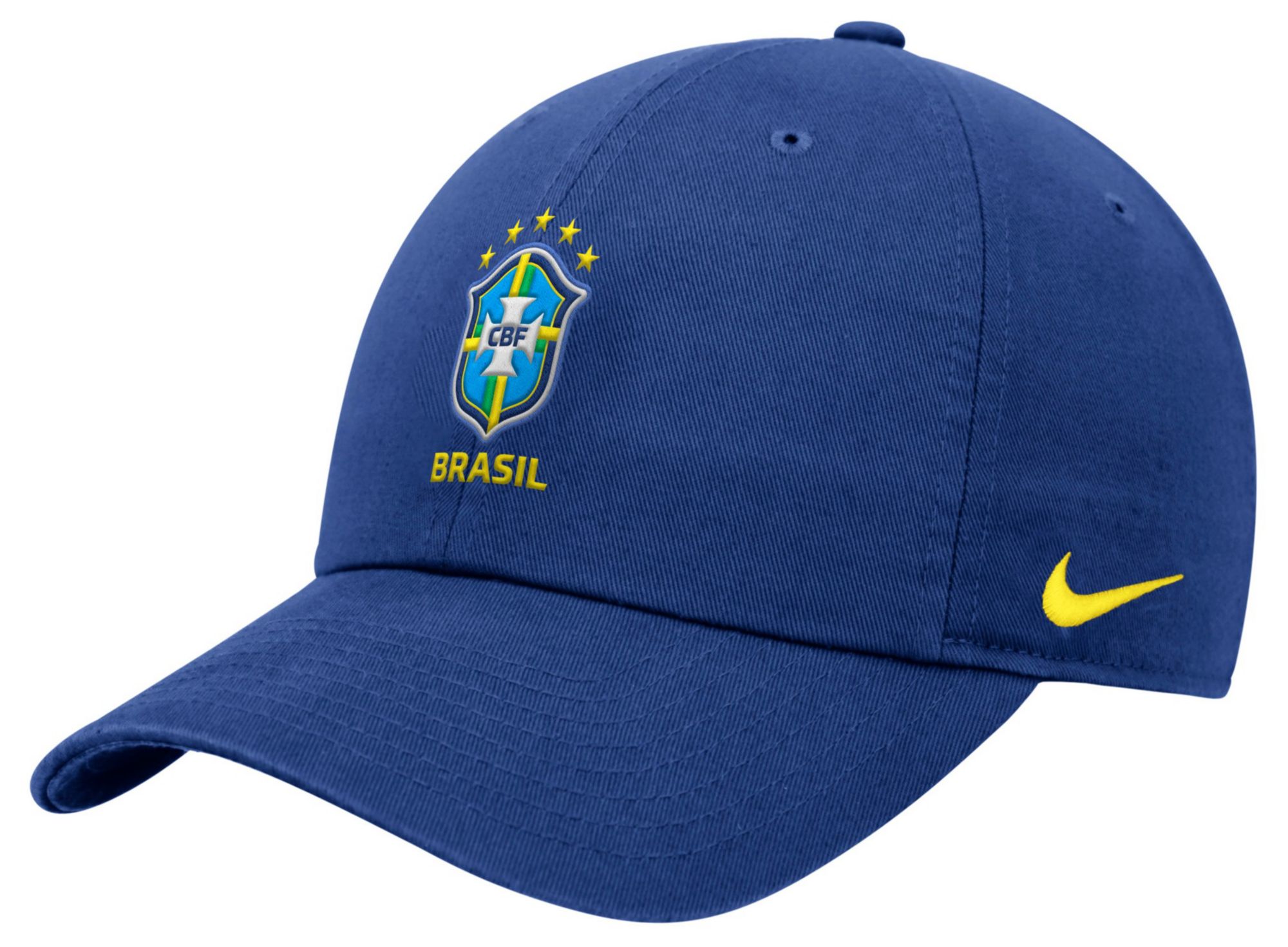 Nike Adult Brazil 2026 Royal Blue Core Crest Adjustable Dad Hat