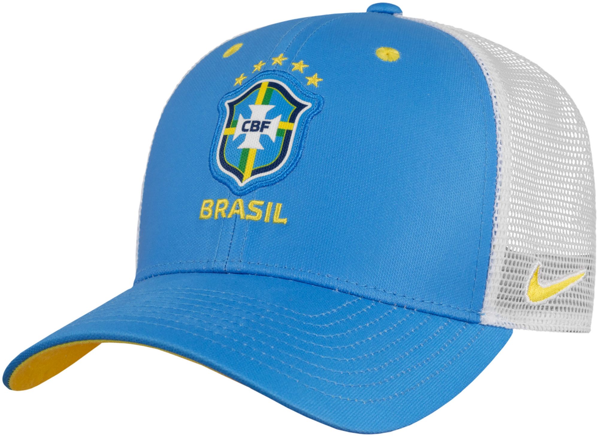Nike Adult Brazil 2026 Blue Crest Adjustable Trucker Hat