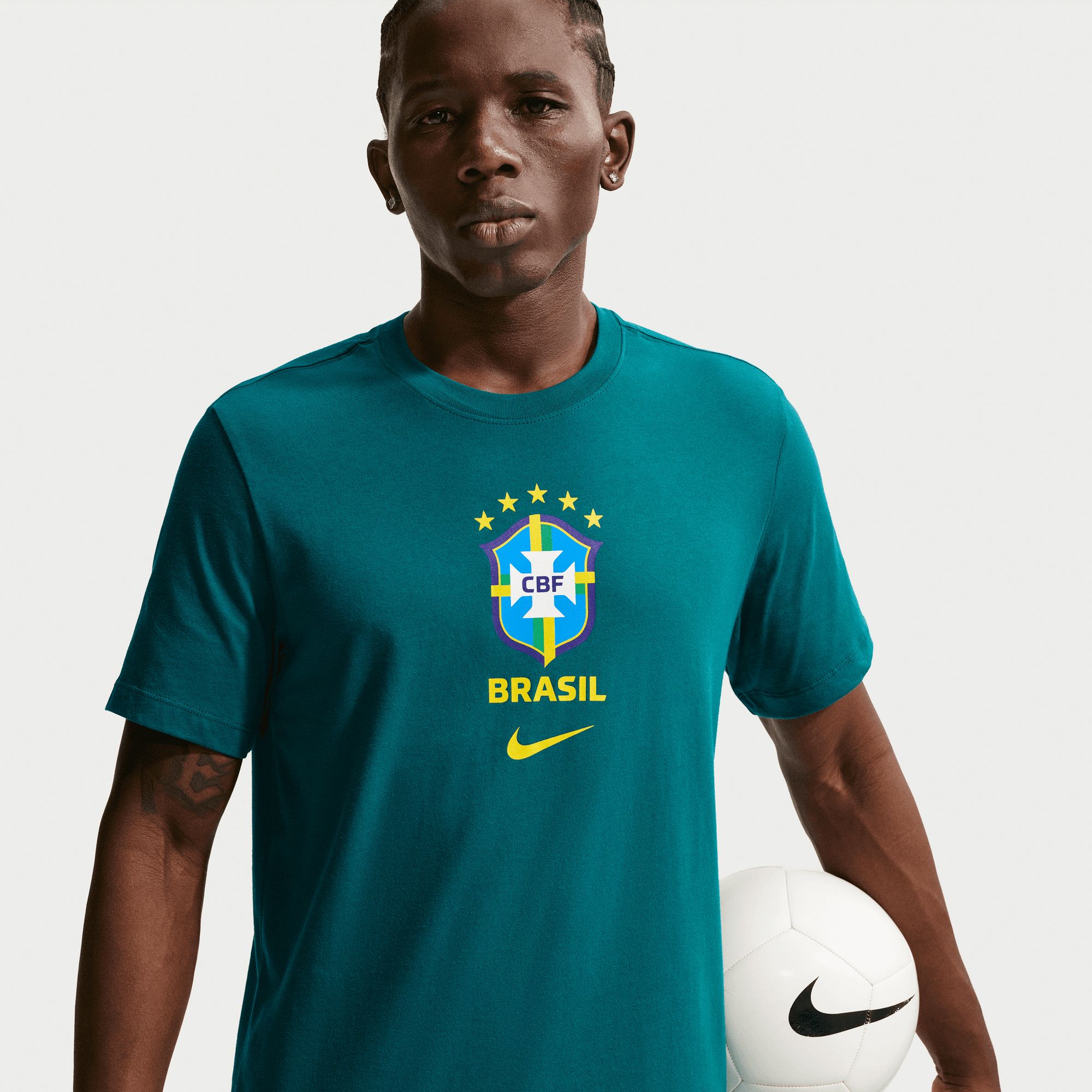 Nike Adult Brazil 2026 Home Crest T-Shirt