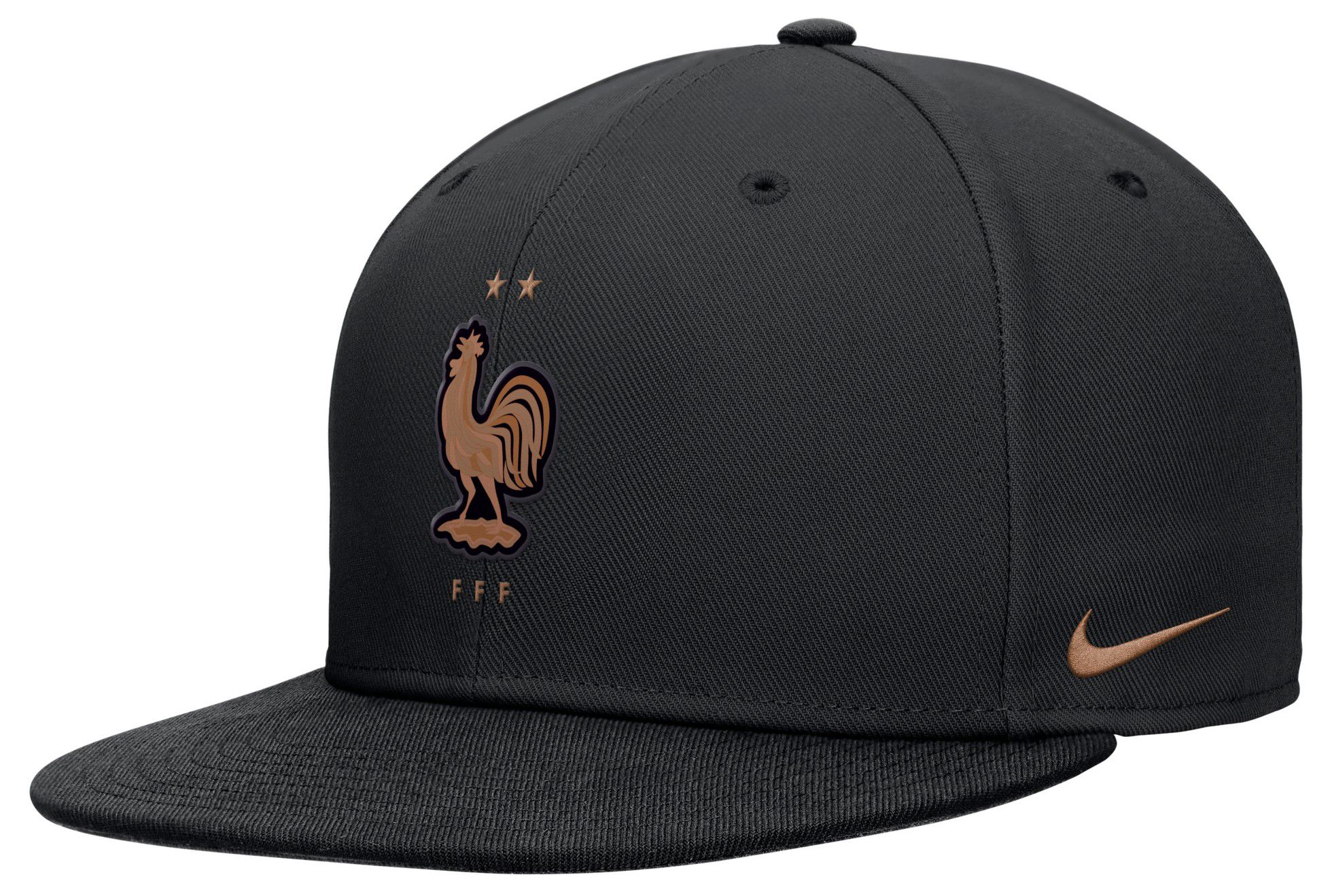 Nike Adult France Black Team Crest Dad Hat