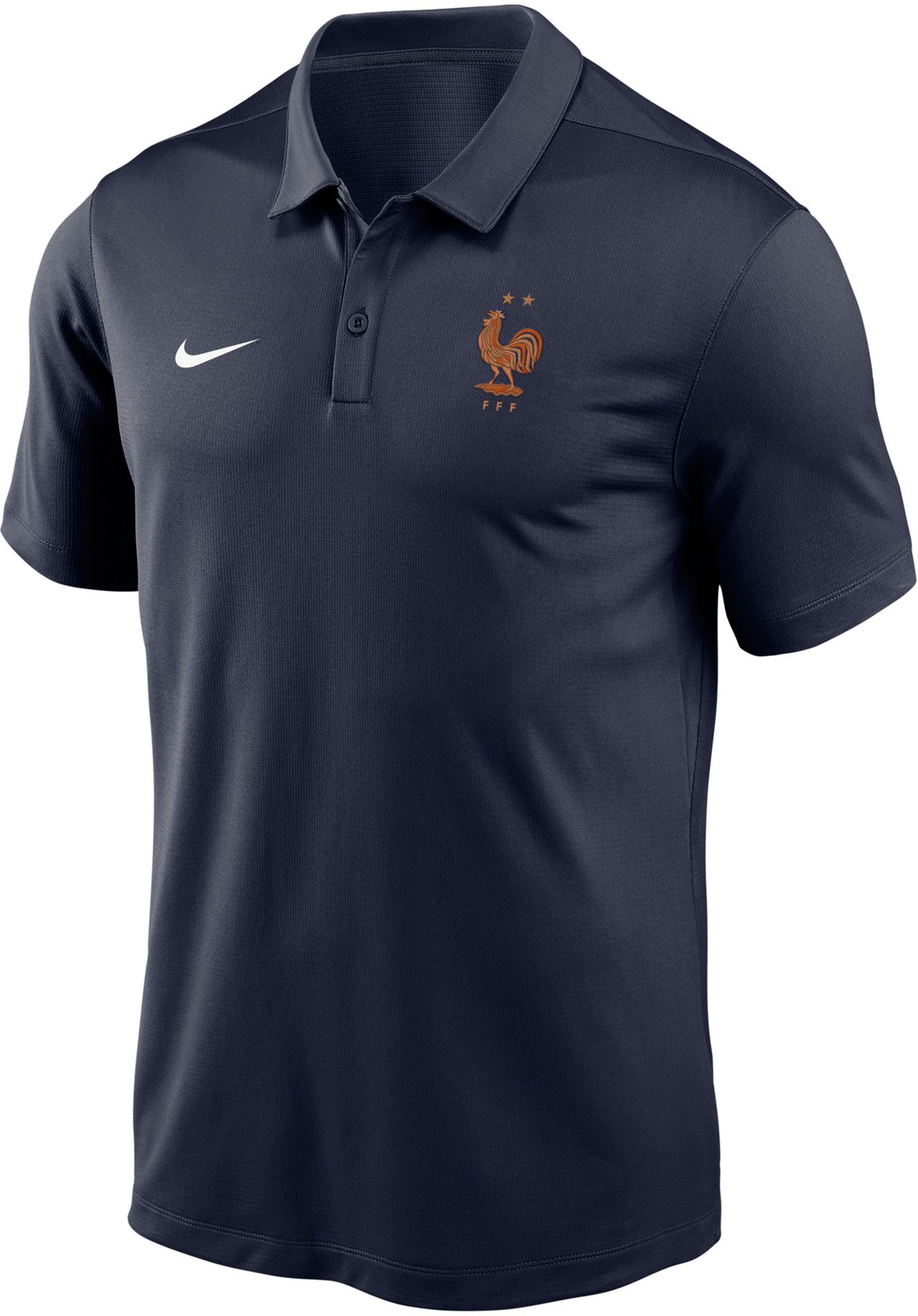 Nike Adult France Navy 2026 Crest Victory Polo