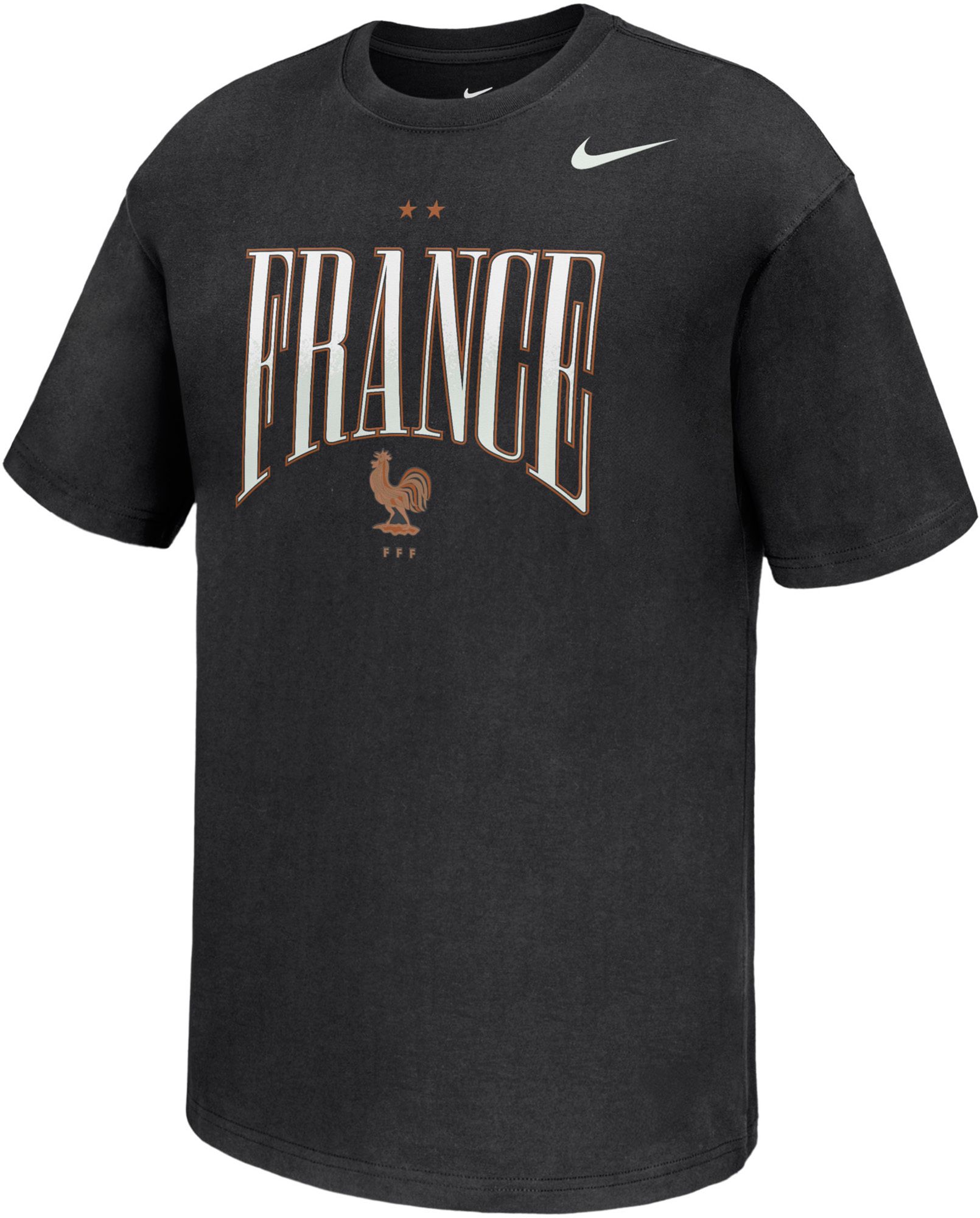 Nike Adult France Black 2026 Wordmark Bold Air Max 90 T-Shirt