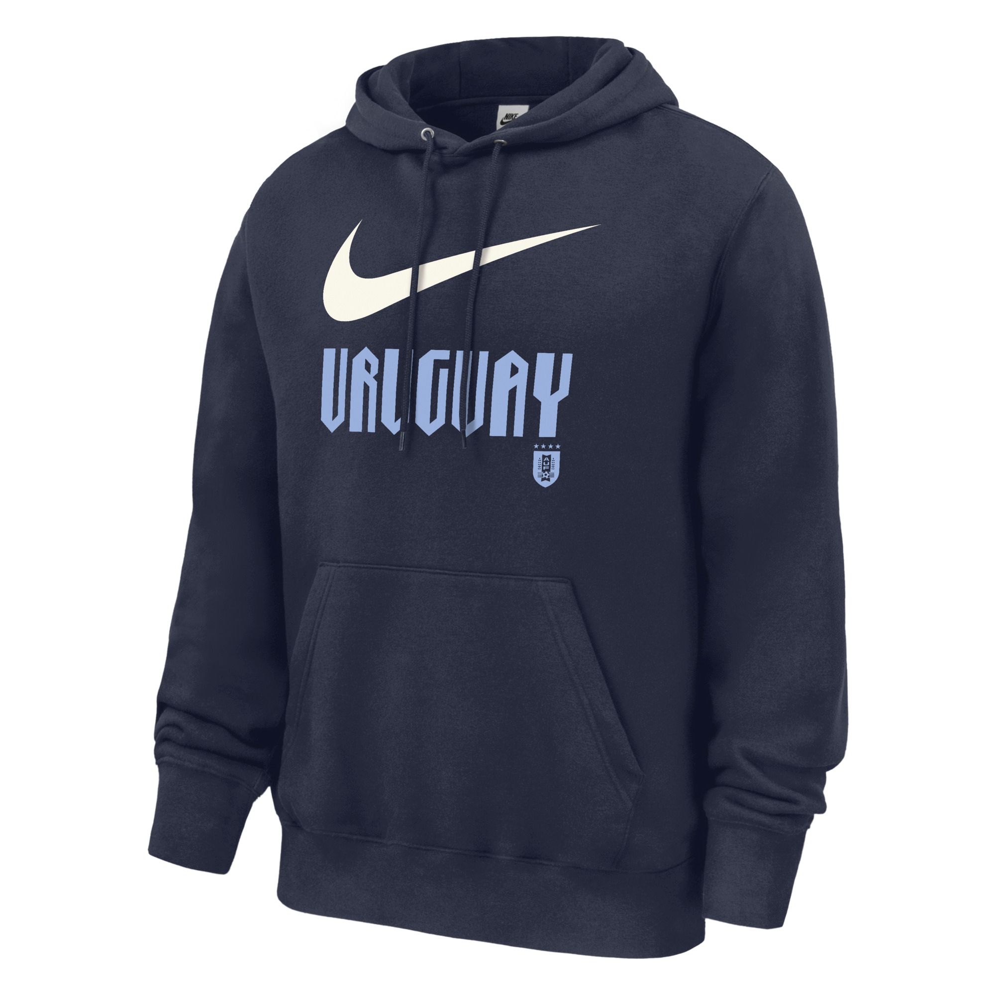 Nike Adult Uruguay Navy World Cup 2026 Wordmark Swoosh Hoodie
