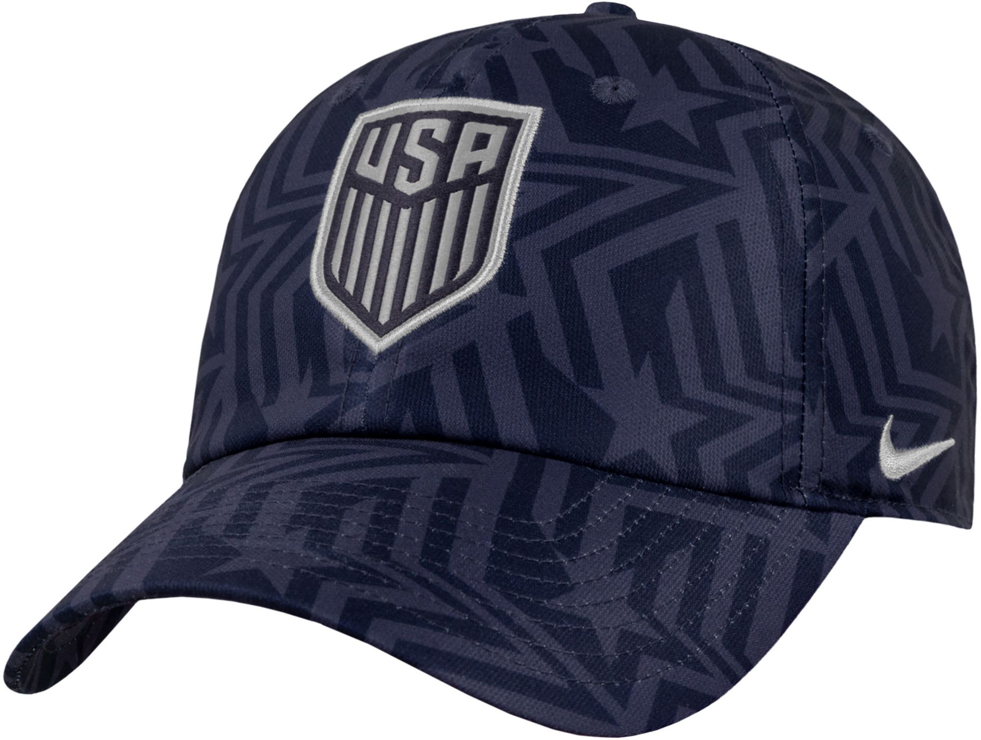 Nike Adult USMNT Navy 2026 Team Crest Star State Adjustable Hat