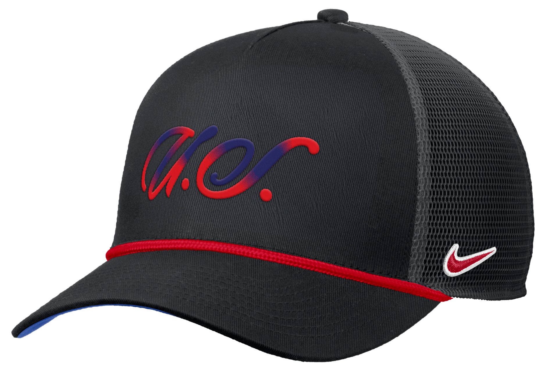 Nike Adult USMNT 2026 Black Adjustable Trucker Hat