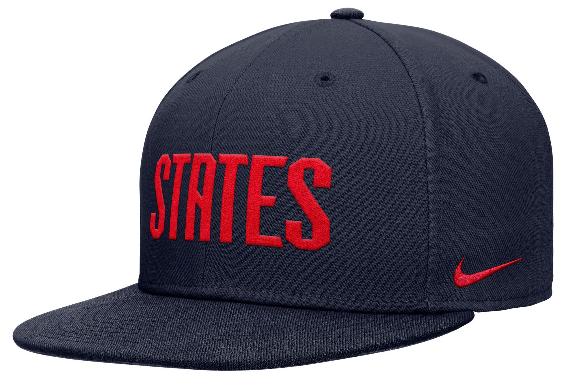 Nike Adult USMNT Navy All Over Print Snapback Hat
