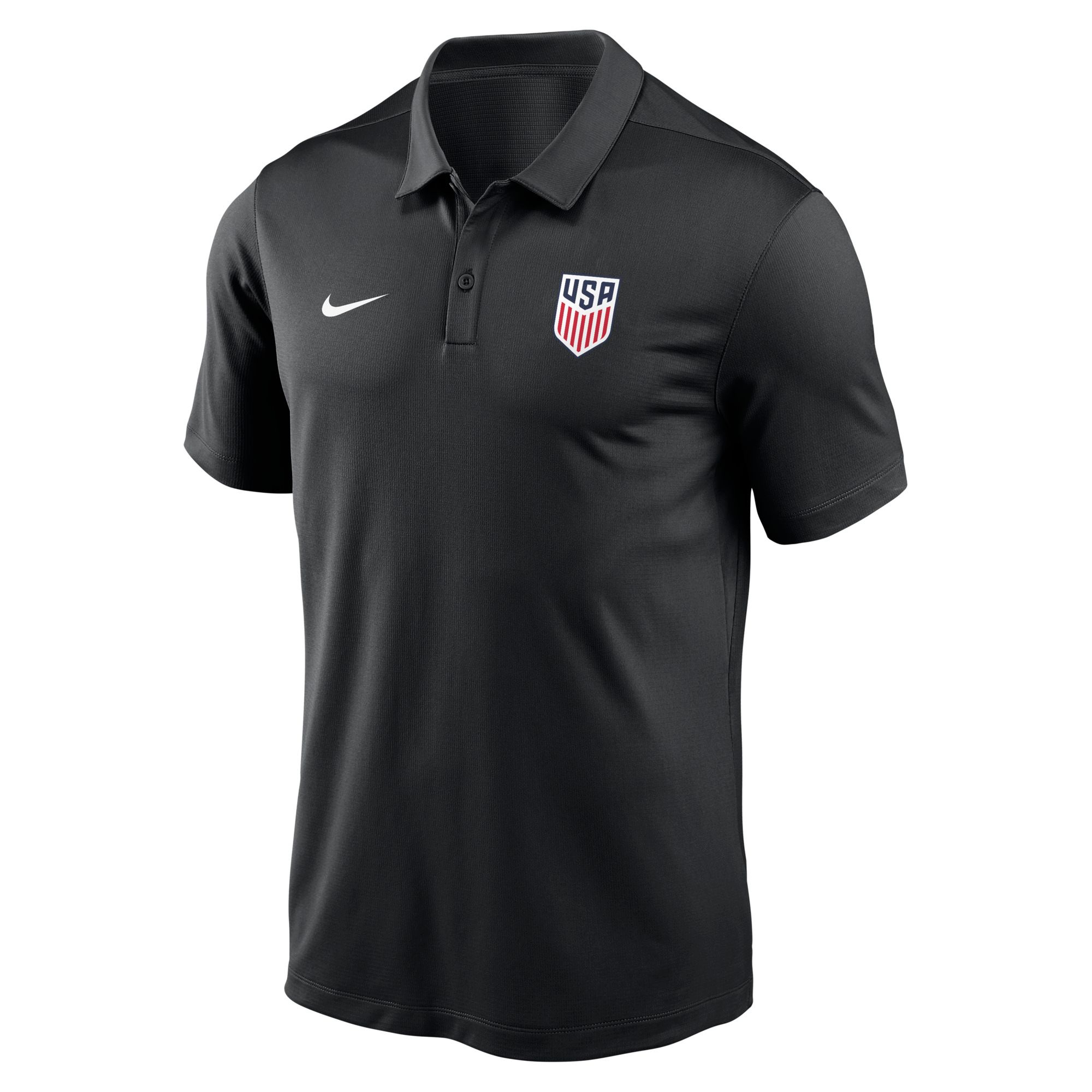 Nike Adult USMNT Black World Cup 2026 Crest Victory Polo