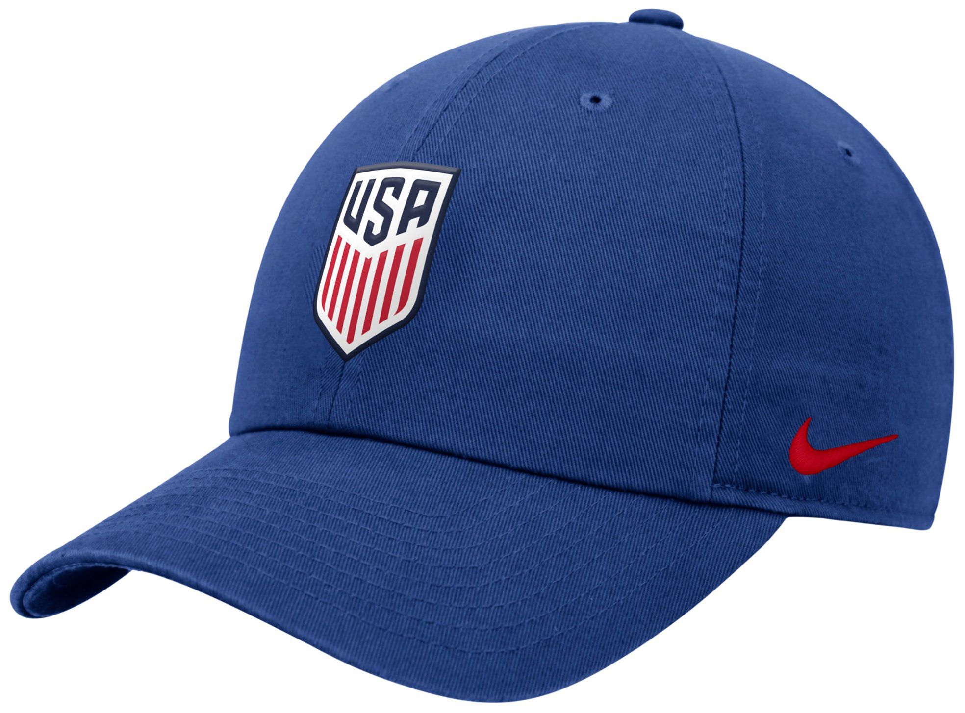 Nike Adult USMNT 2026 Royal Blue Core Crest Adjustable Dad Hat
