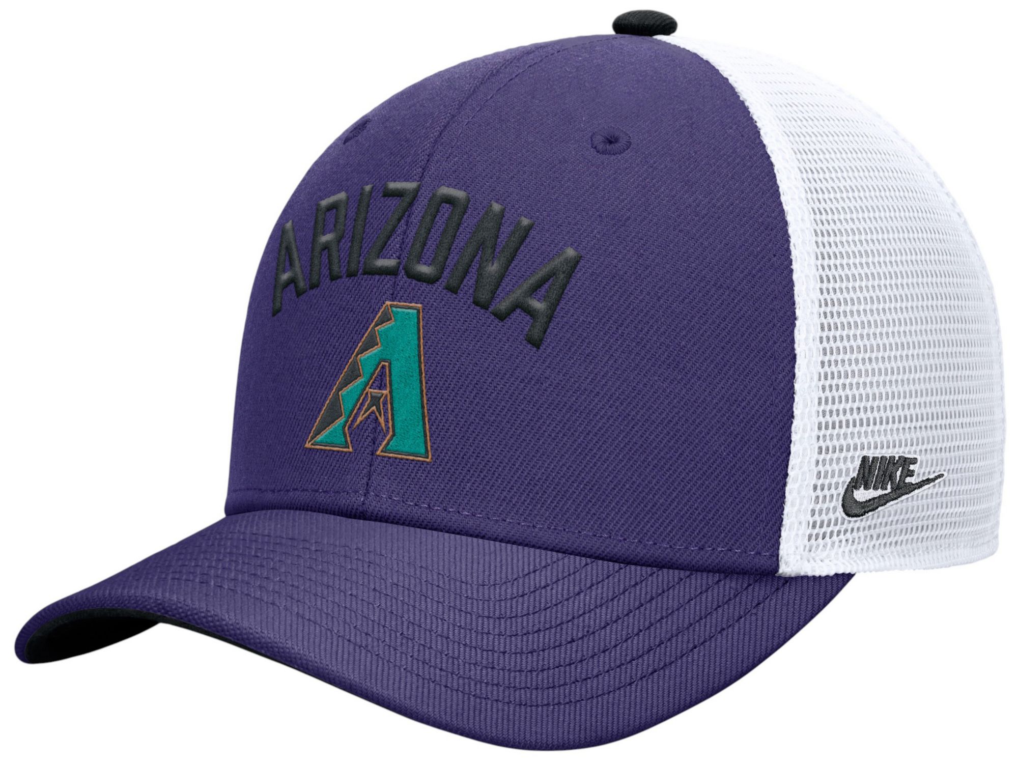 Nike Adult Arizona Diamondbacks Purple Rise Trucker Hat