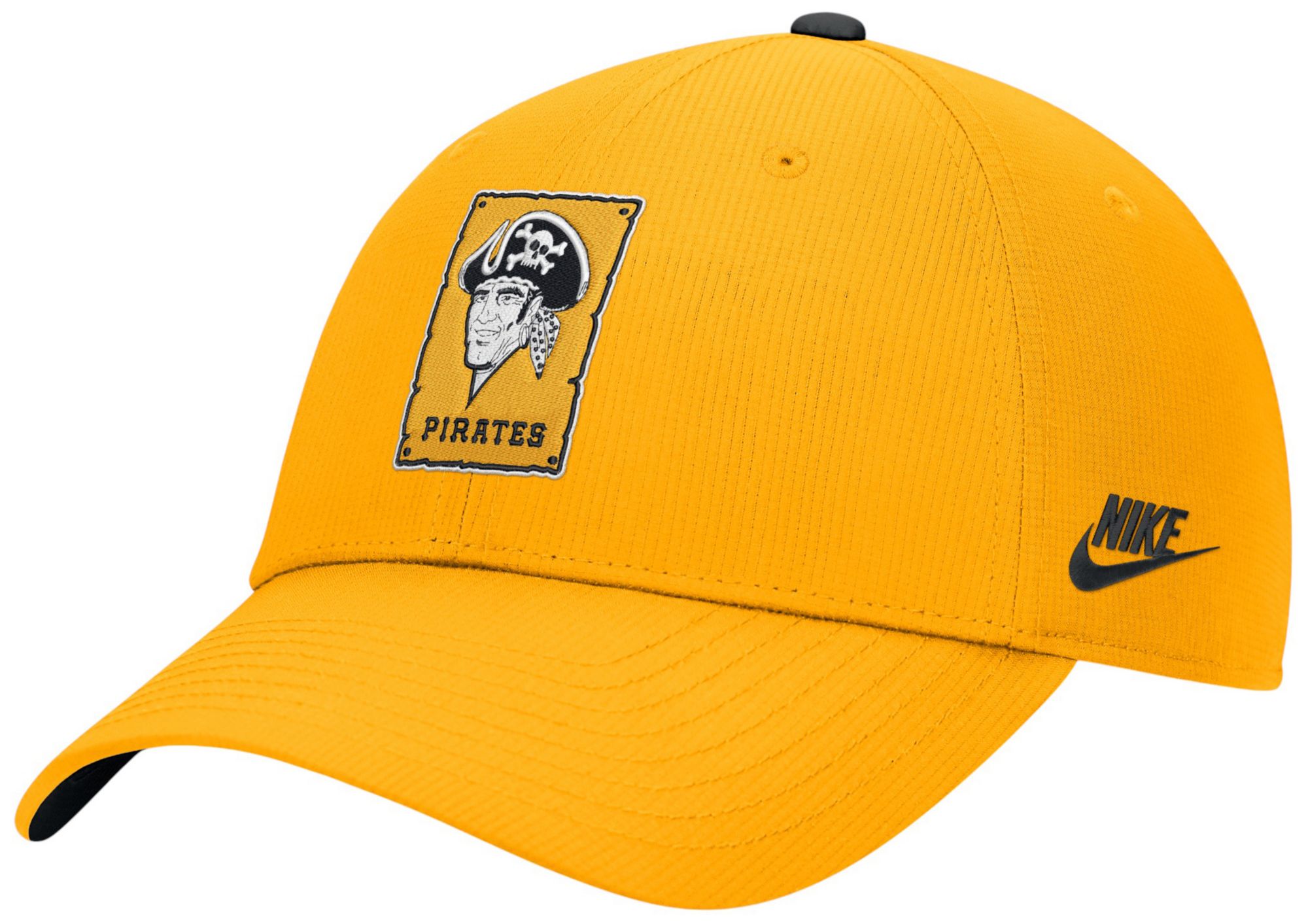 Nike Adult Pittsburgh Pirates Yellow Cooperstown Club Cap