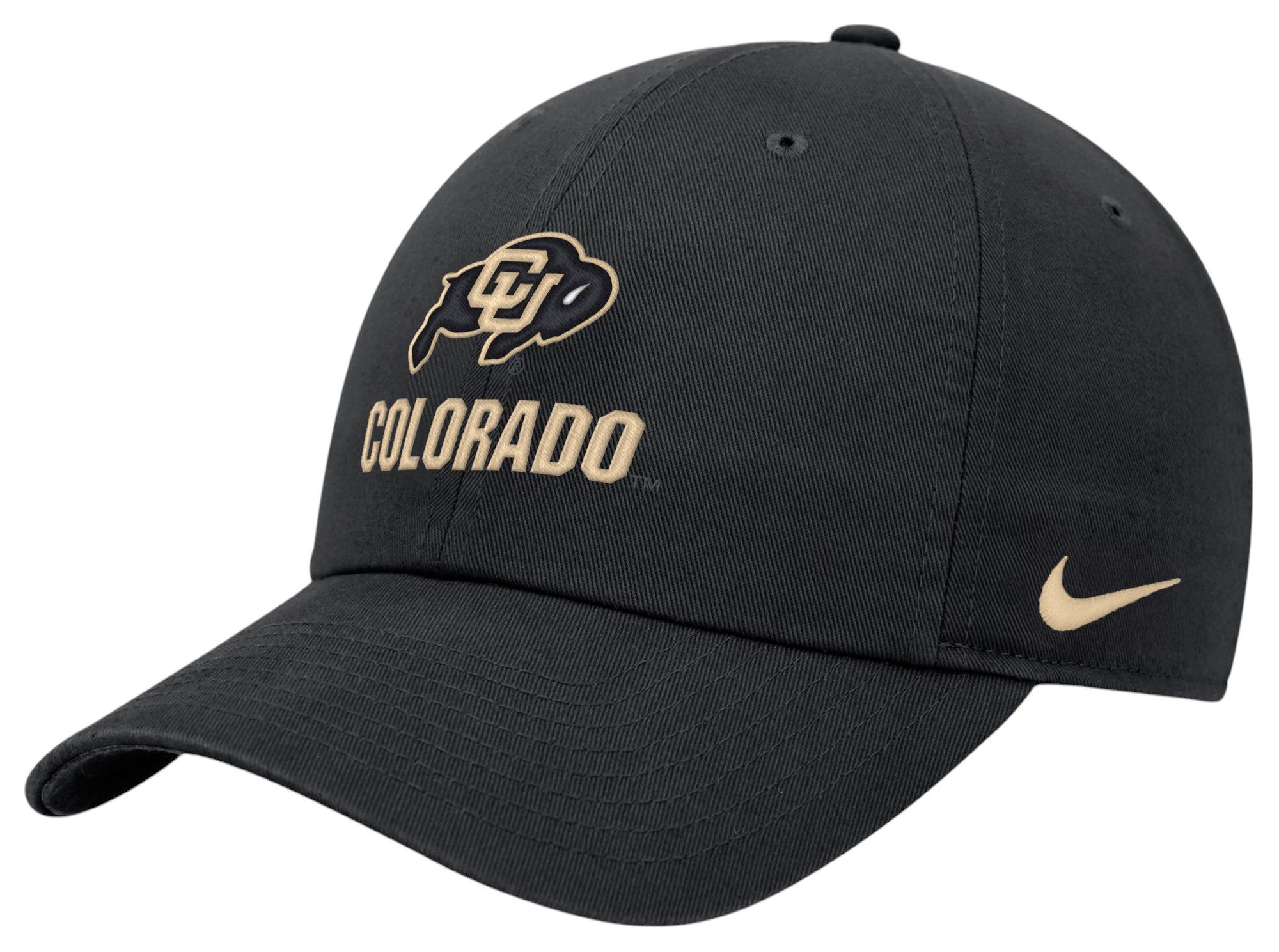 Nike Adult Colorado Buffaloes Black Club Gameday Adjustable Hat