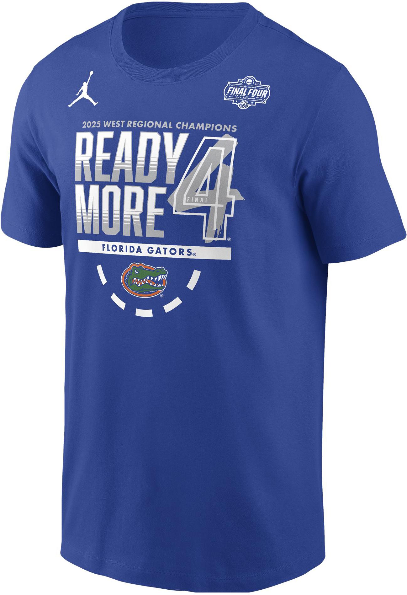 Jordan Adult 2025 Men's Basketball Final Four Florida Gators Locker Room T-Shirt