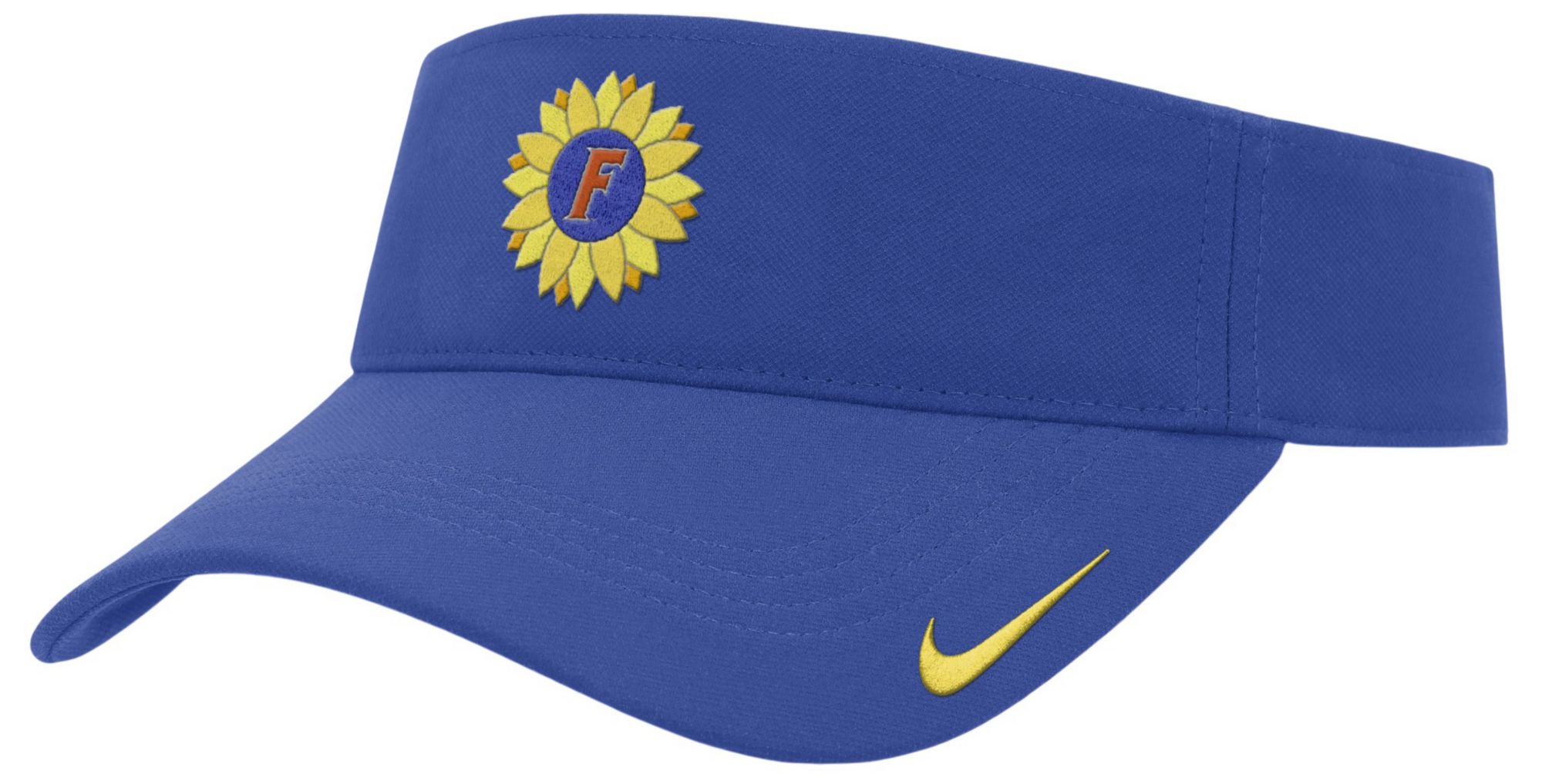 Nike Adult Florida Gators Game Royal Sunflower Visor