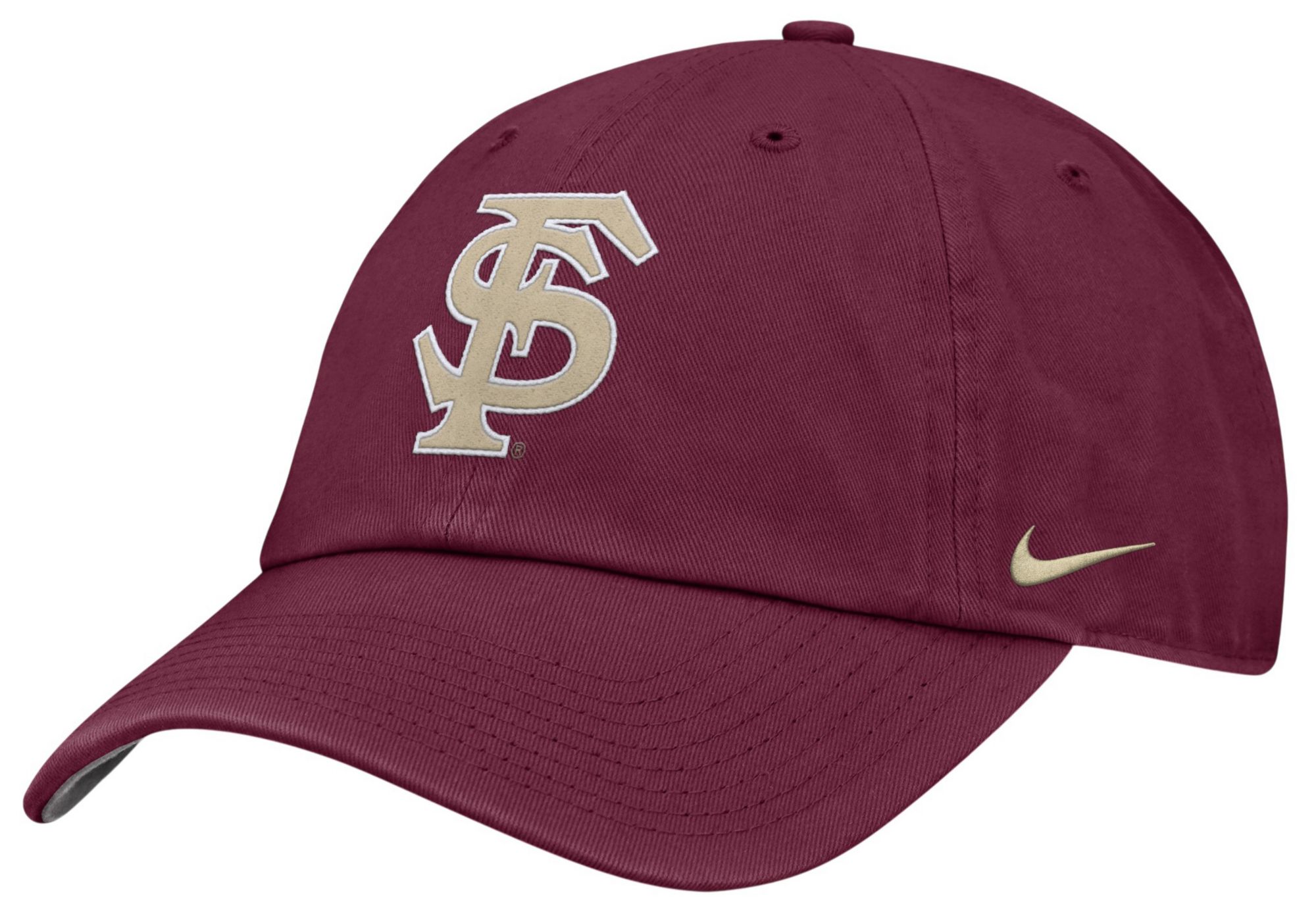 Nike Adult Florida State Seminoles Team Maroon Unstructured Tri-Glide Adjustable Hat
