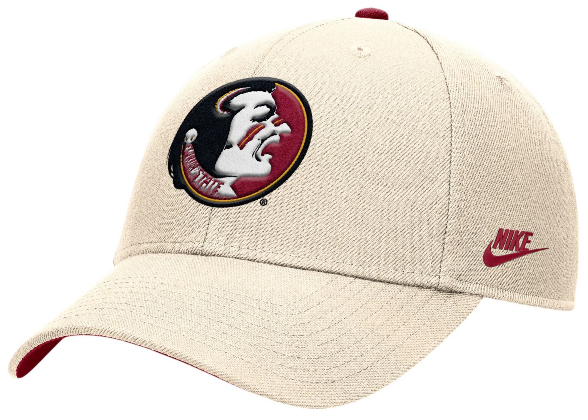 Nike Adult Florida State Seminoles Natural Max90 Adjustable Hat