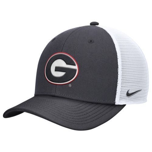 Columbia Adult Georgia Bulldogs PFG Mesh Fitted Black Hat Dick's