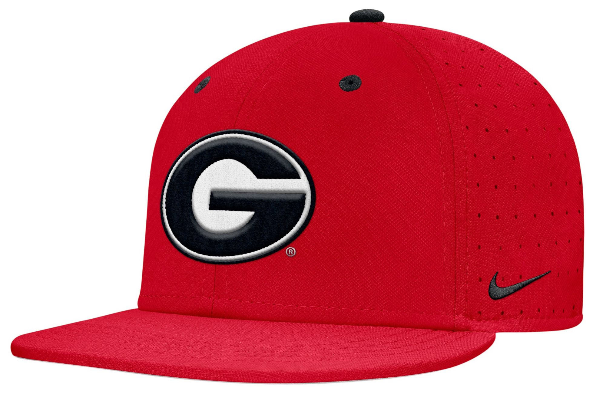 Nike Adult Georgia Bulldogs University Red Aero True Fitted Hat