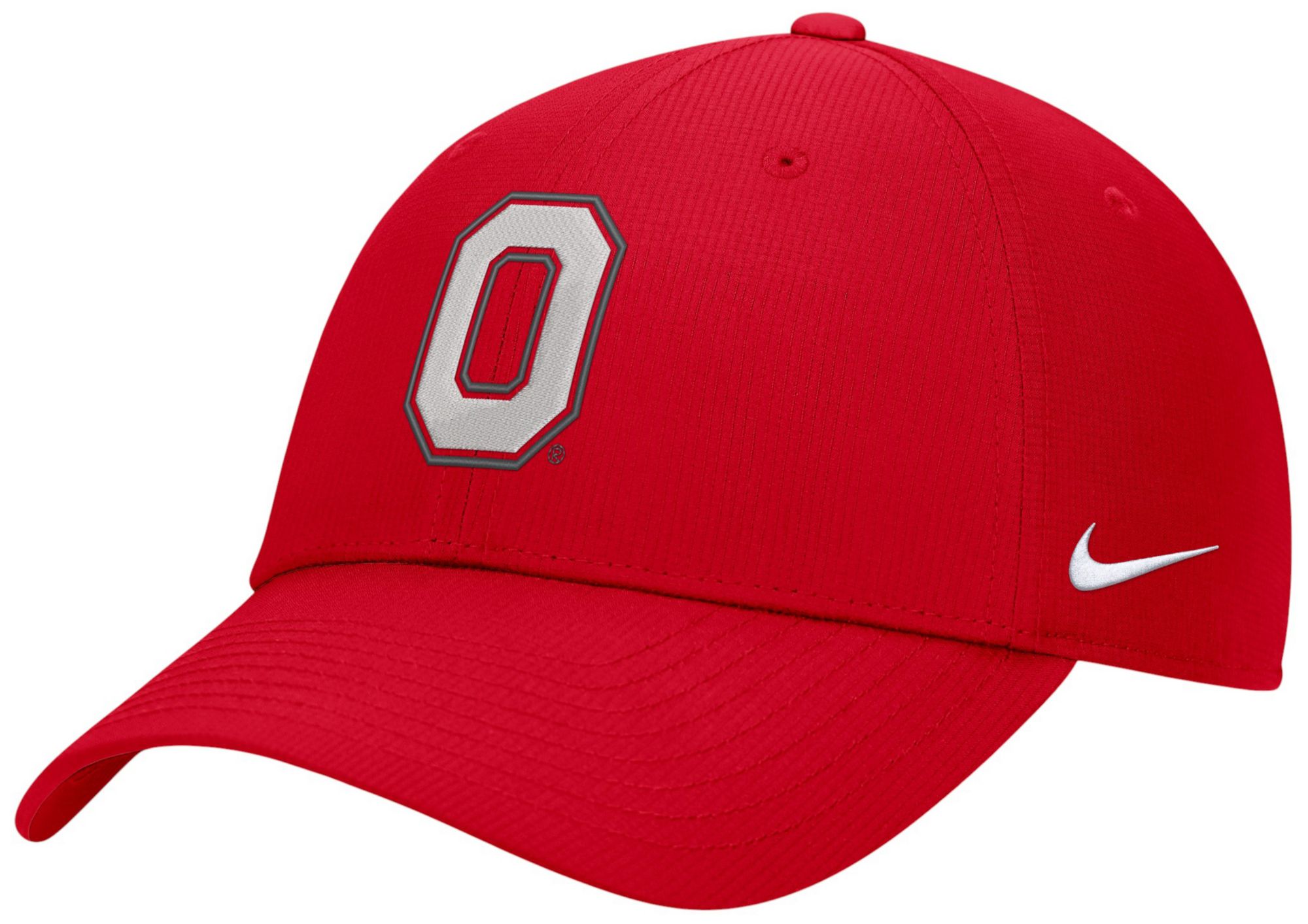 Nike Adult Ohio State Buckeyes University Red Structured Club Adjustable Hat