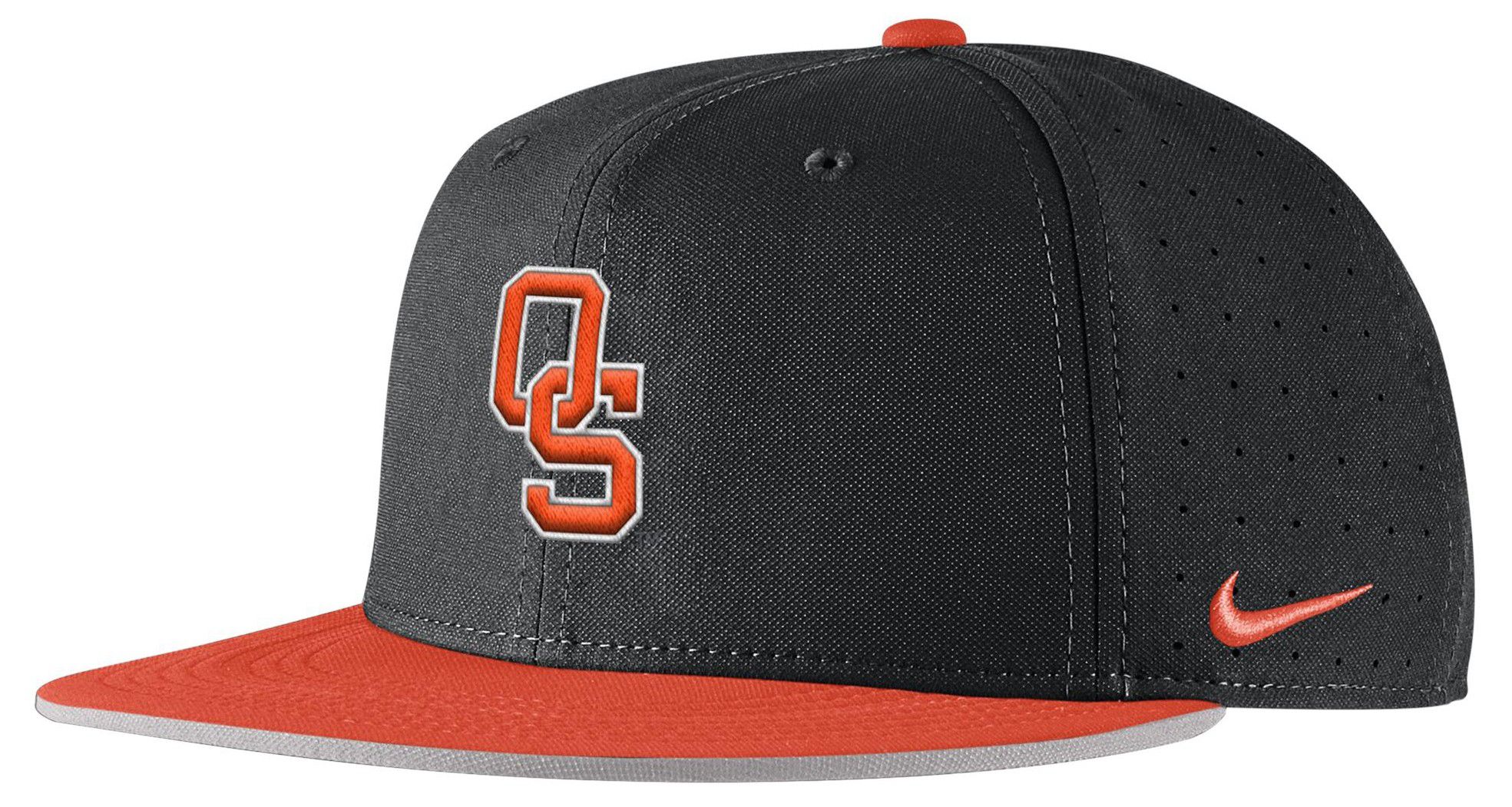 Nike Adult Oklahoma State Cowboys Black Aero Fitted Hat