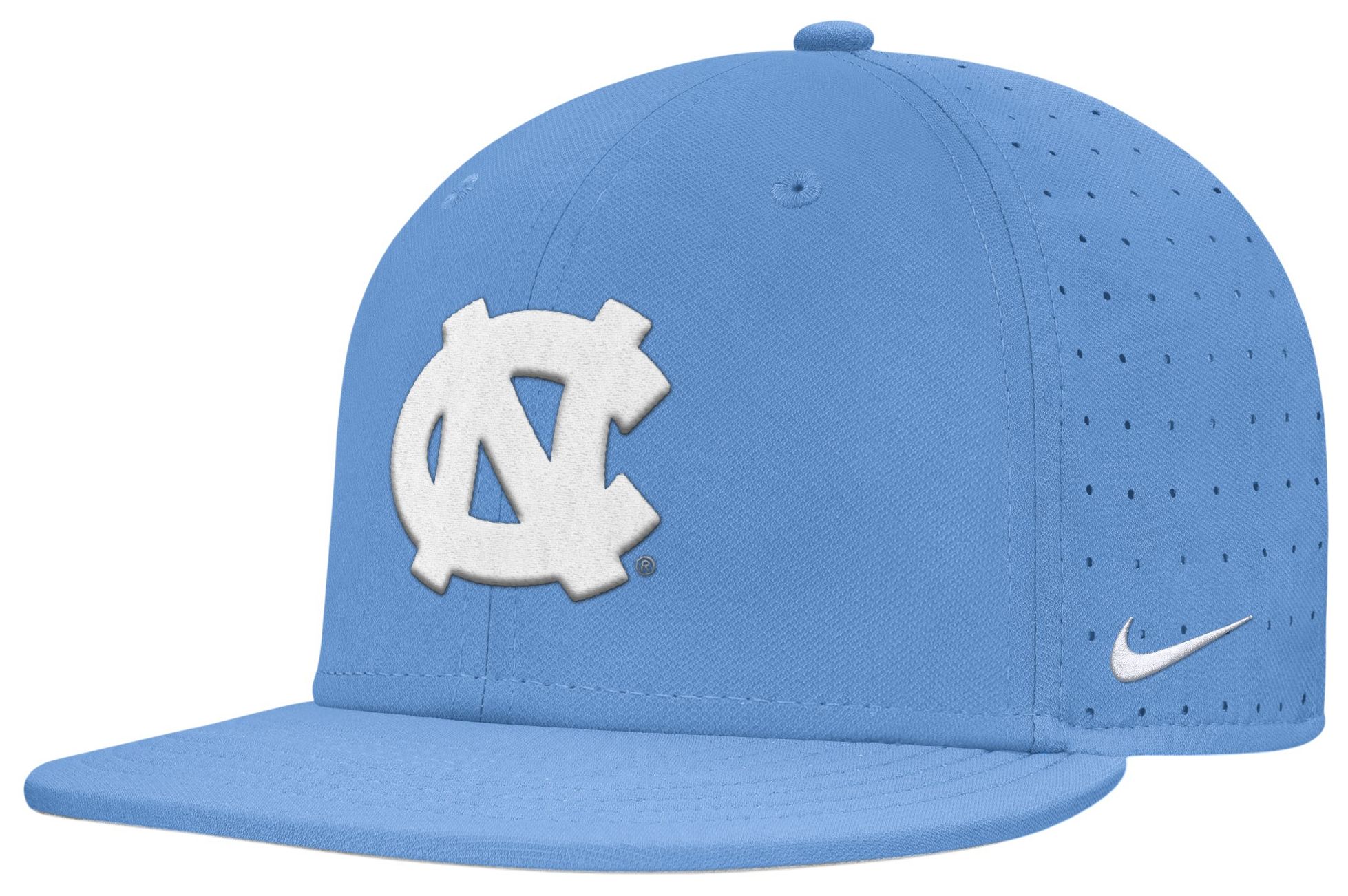 Nike Adult North Carolina Tar Heels Valor Blue Aero True Fitted Hat