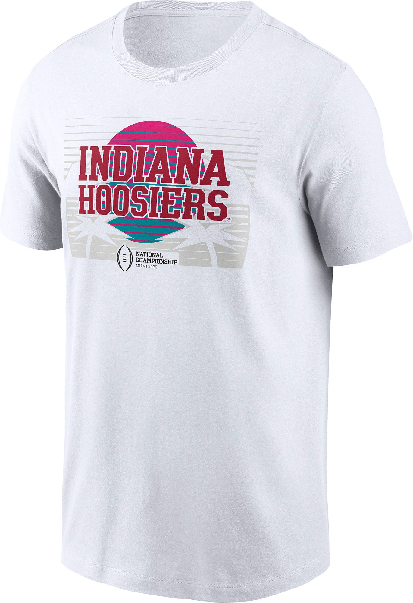 NCAA Adult 2026 National Championship Bound Indiana Hoosiers Sunset T-Shirt