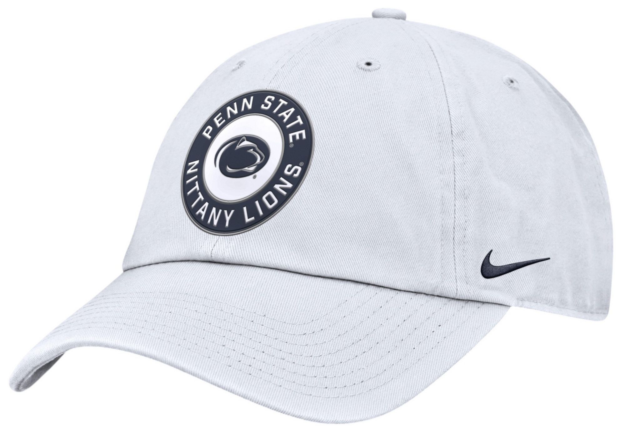 Nike Adult Penn State Nittany Lions White Primetime Club Adjustable Hat