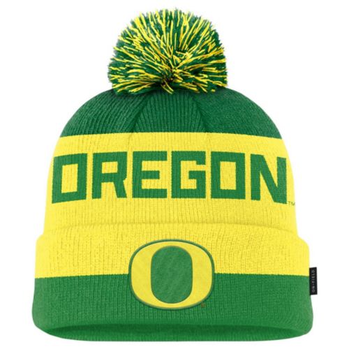 Nike Adult Oregon Ducks Black Alternate Peak Knit Hat