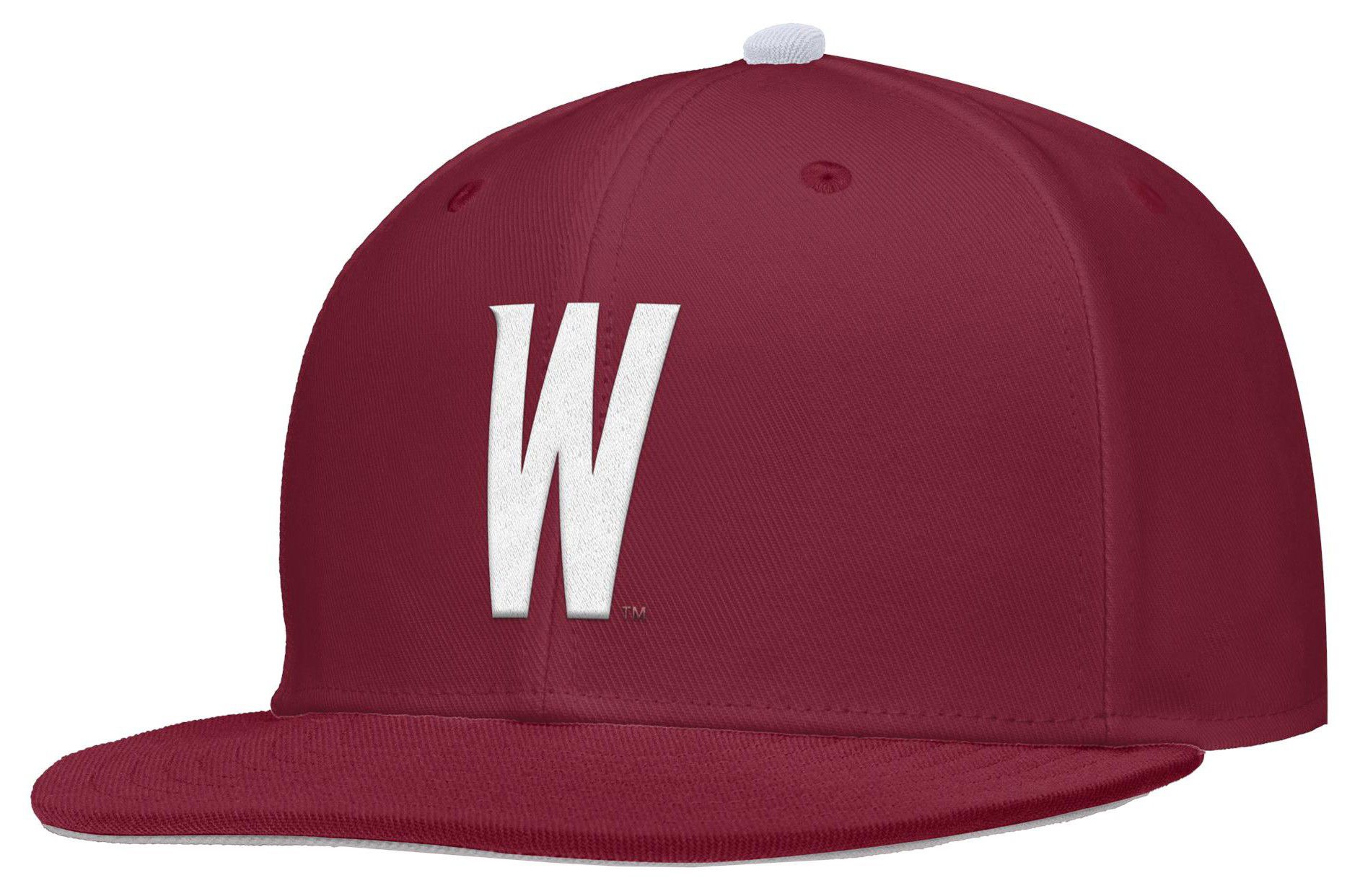 Nike Adult Washington State Cougars Crimson Pro Flat Brim Hat