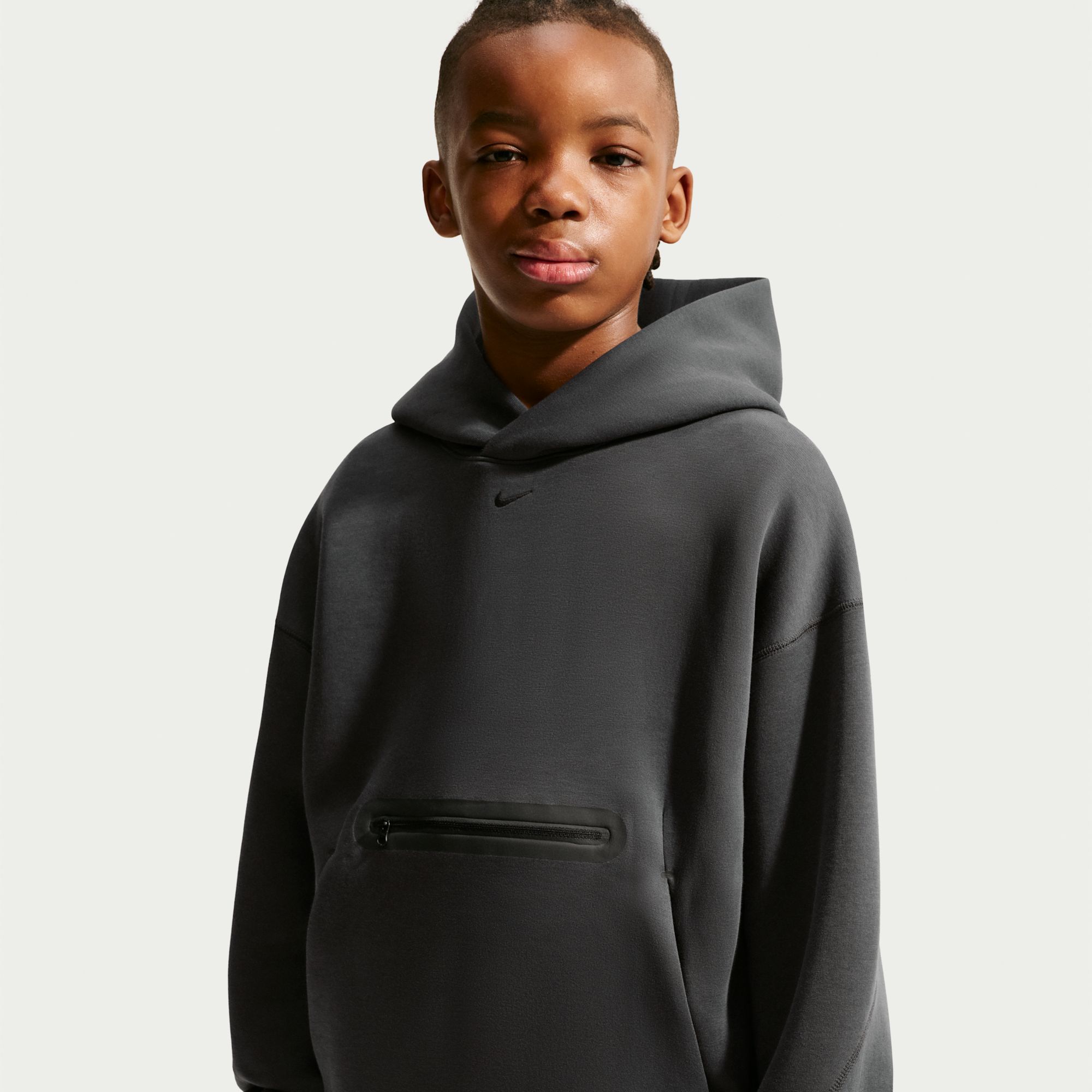 Nike Kids' Sportswear Tech Fleece Oversized Pullover Hoodie