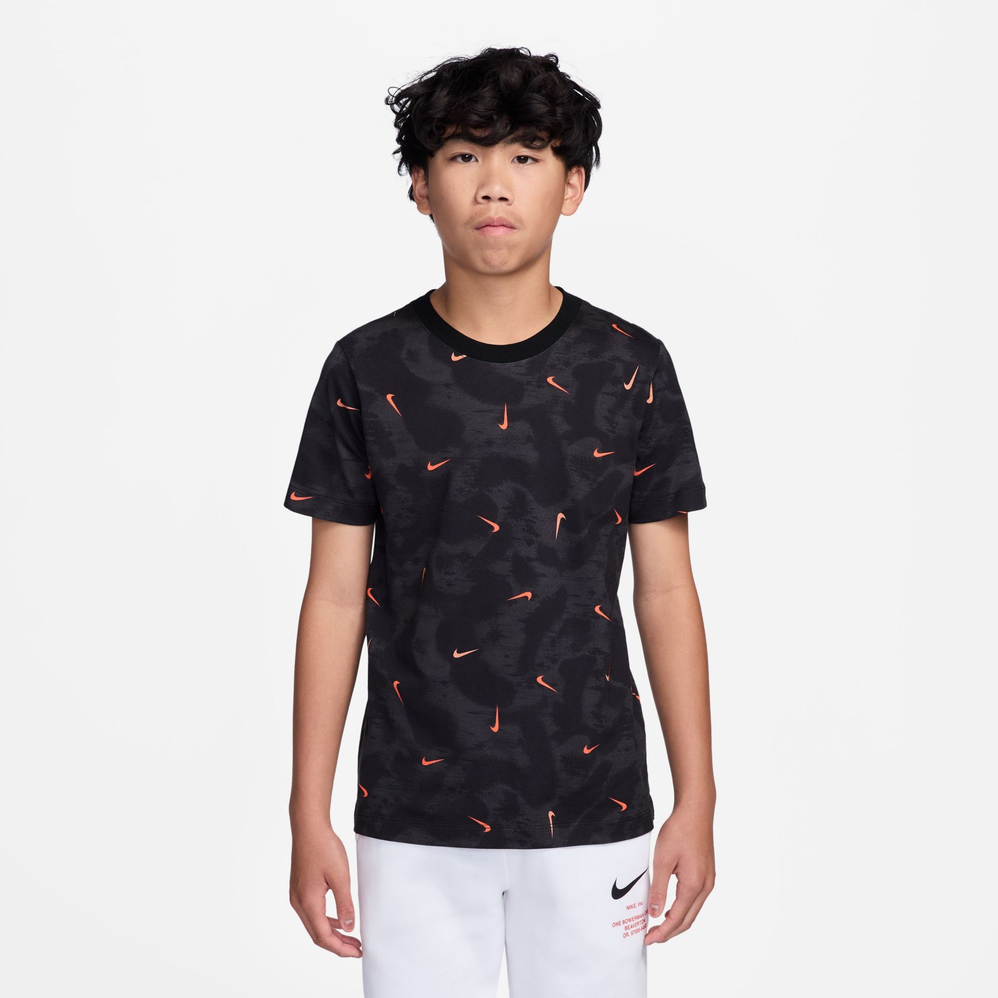 Nike Kids' Sportswear Logo Printed Tee