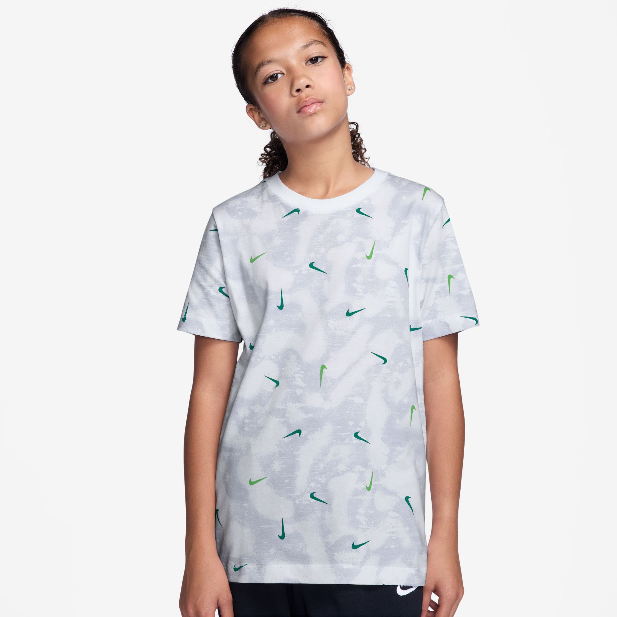 Nike Kids' Sportswear Logo Printed Tee