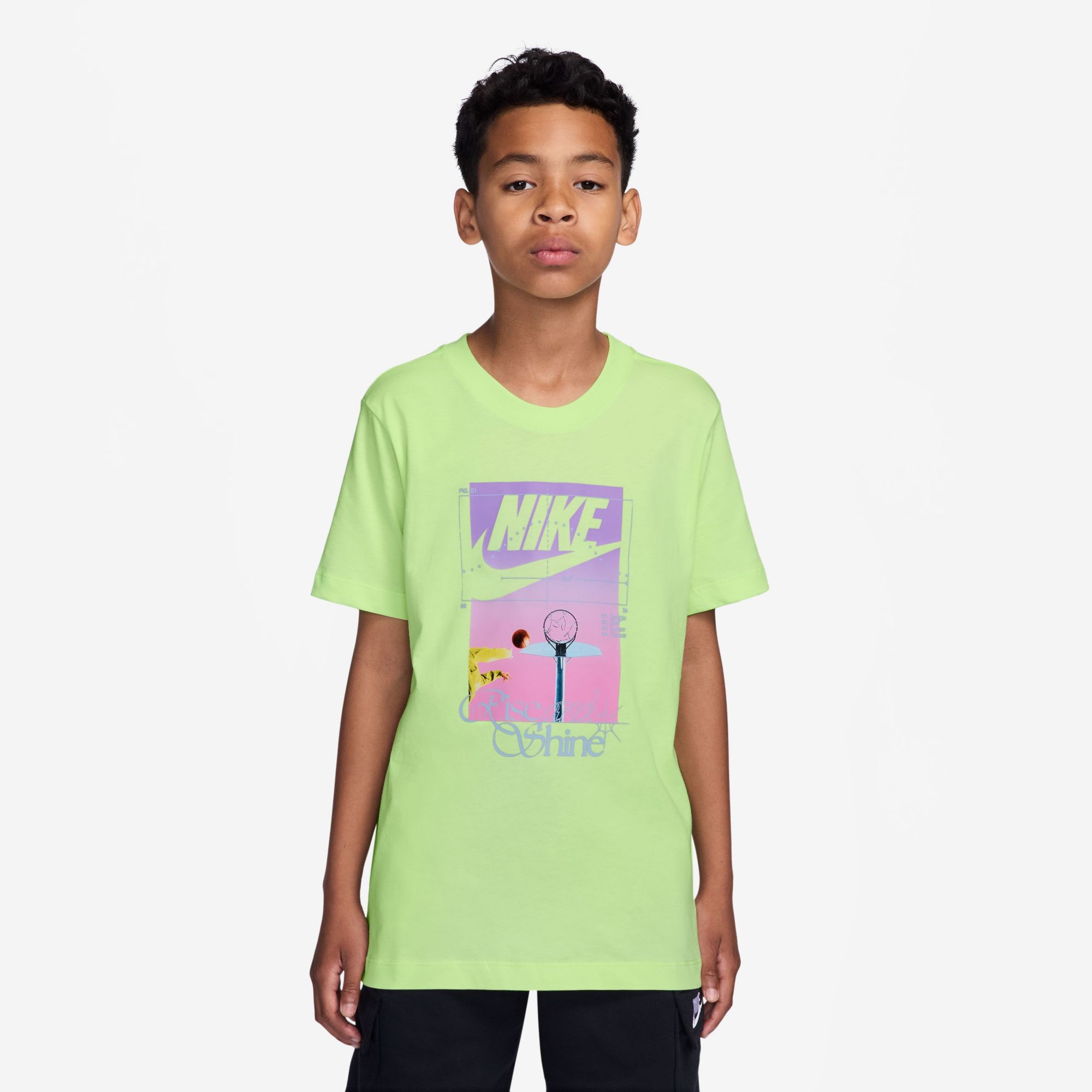 Nike Kids' Sportswear Rise And Shine Graphic Tee