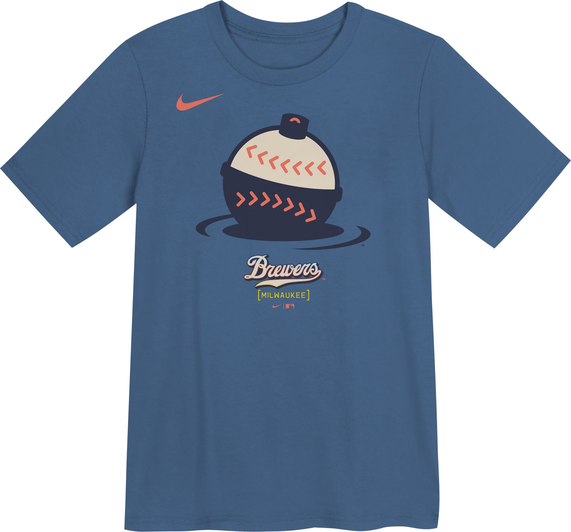 Nike Boys' Milwaukee Brewers 2026 City Connect Logo T-Shirt