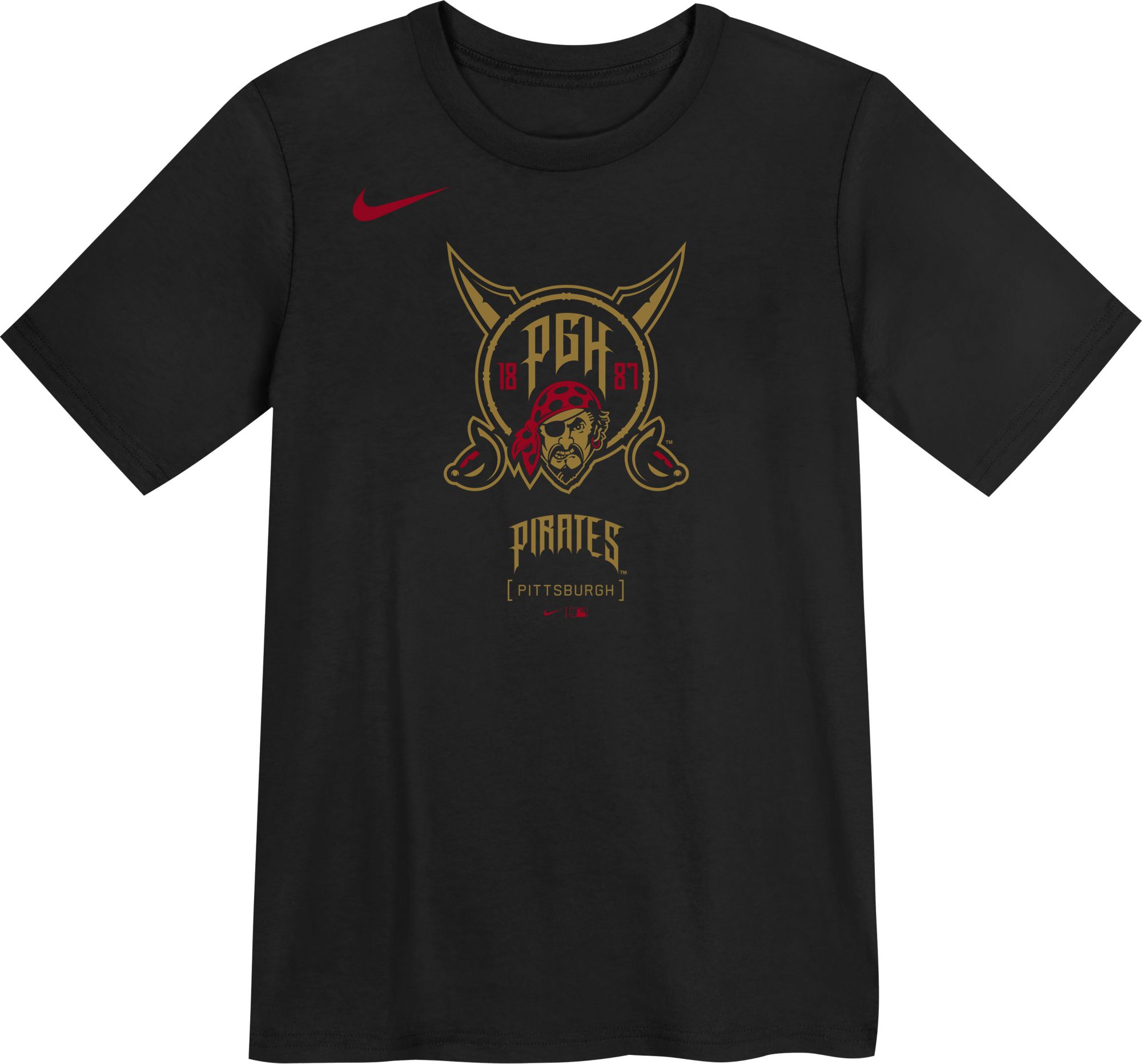 Nike Boys' Pittsburgh Pirates 2026 City Connect Logo T-Shirt
