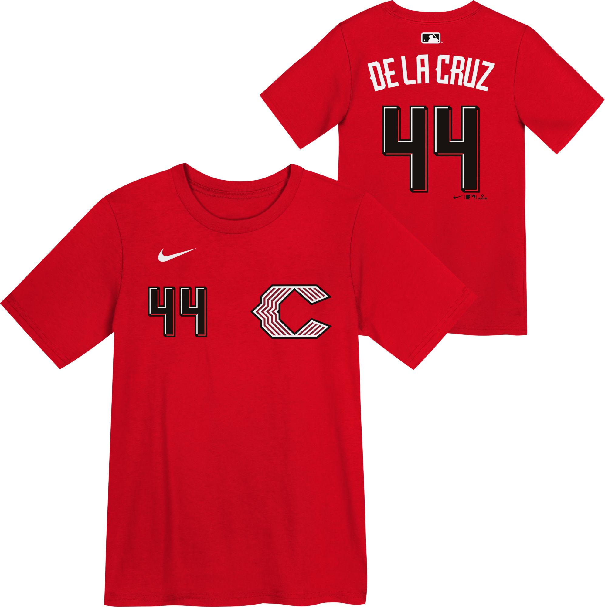 Nike Boys' Cincinnati Reds 2026 City Connect Elly De La Cruz #44 T-Shirt