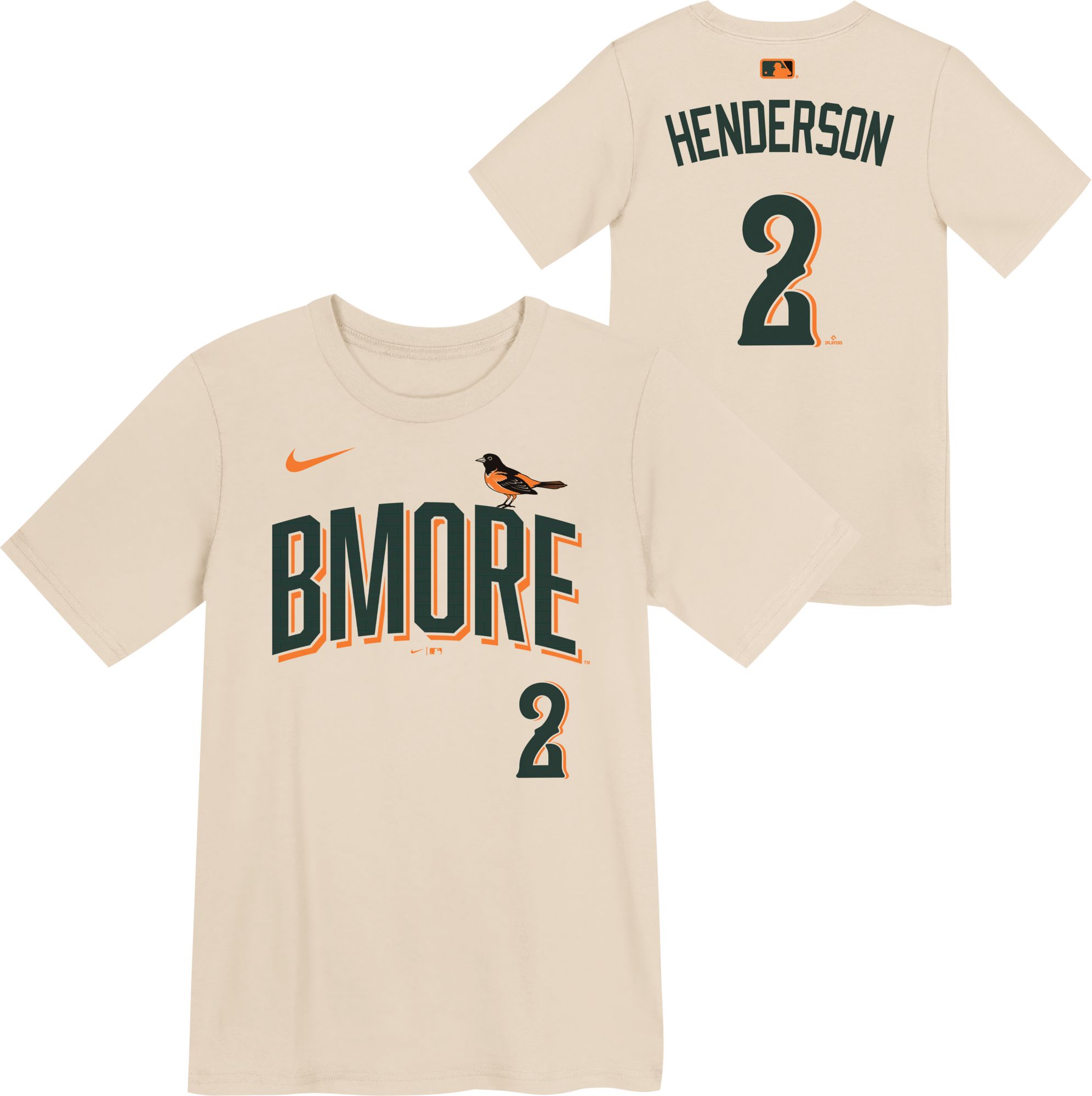 Nike Boys' Baltimore Orioles 2026 City Connect Gunnar Henderson T-Shirt