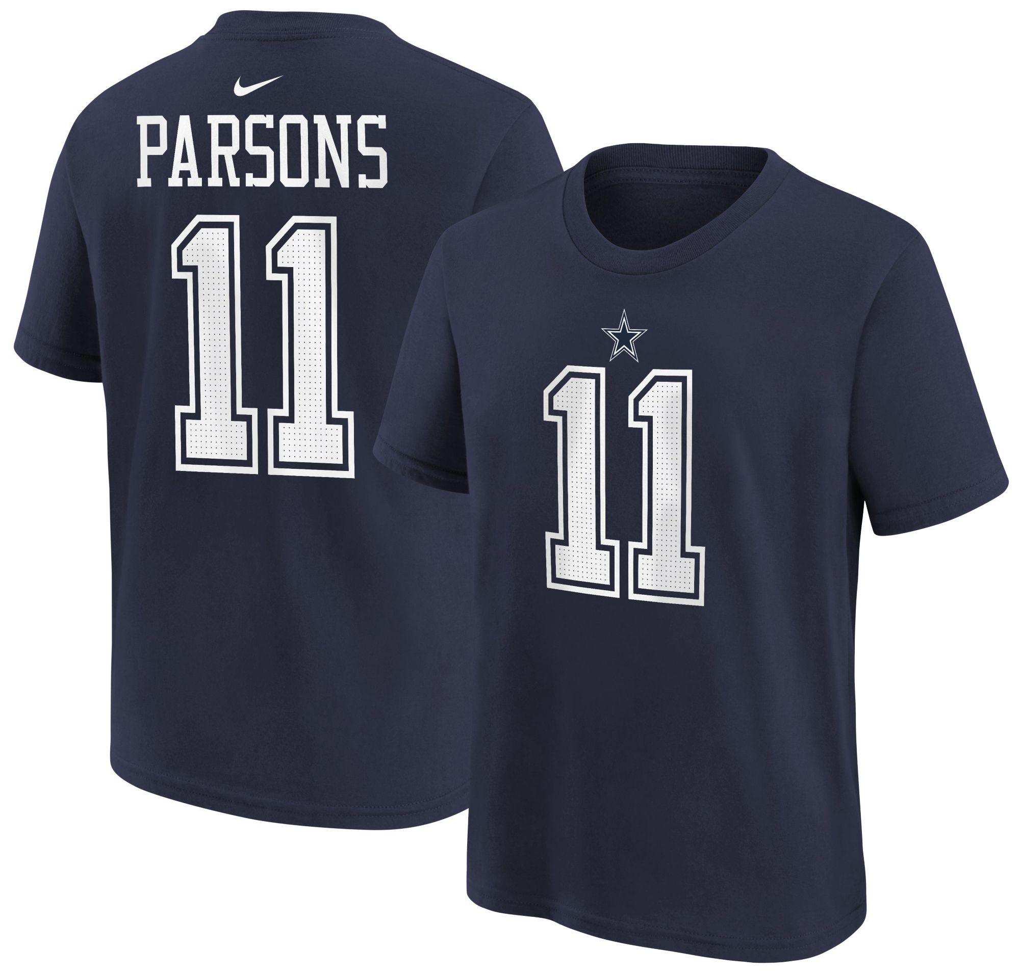 Nike Boys' Dallas Cowboys Micah Parsons #11 Navy T-Shirt