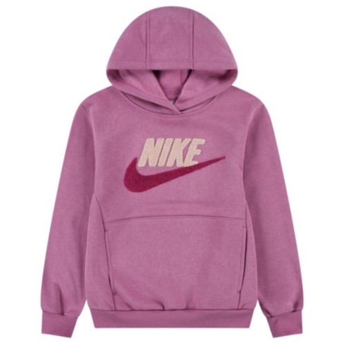 Zip Hoodie Nike Mini Swoosh Oversized Sweatshirt Purple Nike Girls