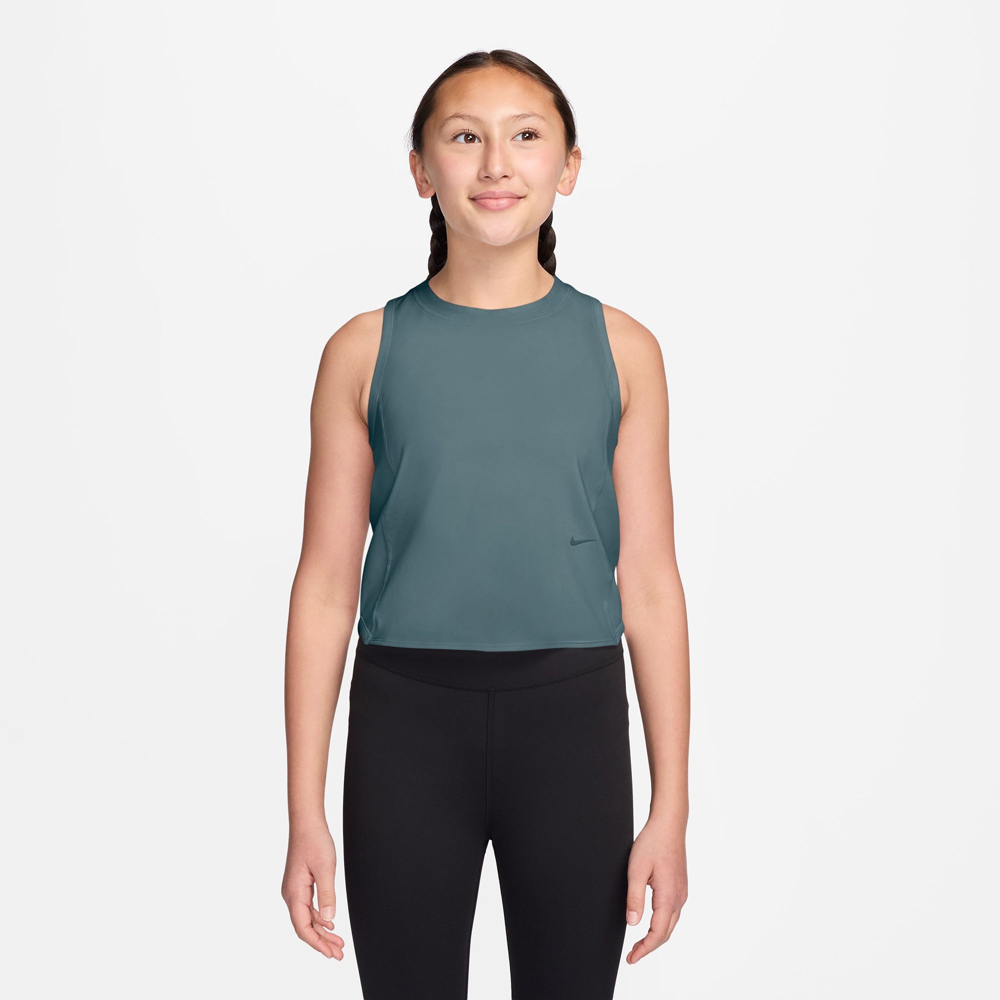 Nike Girls' MAVN Dri-FIT Knit Tank Top - Gray