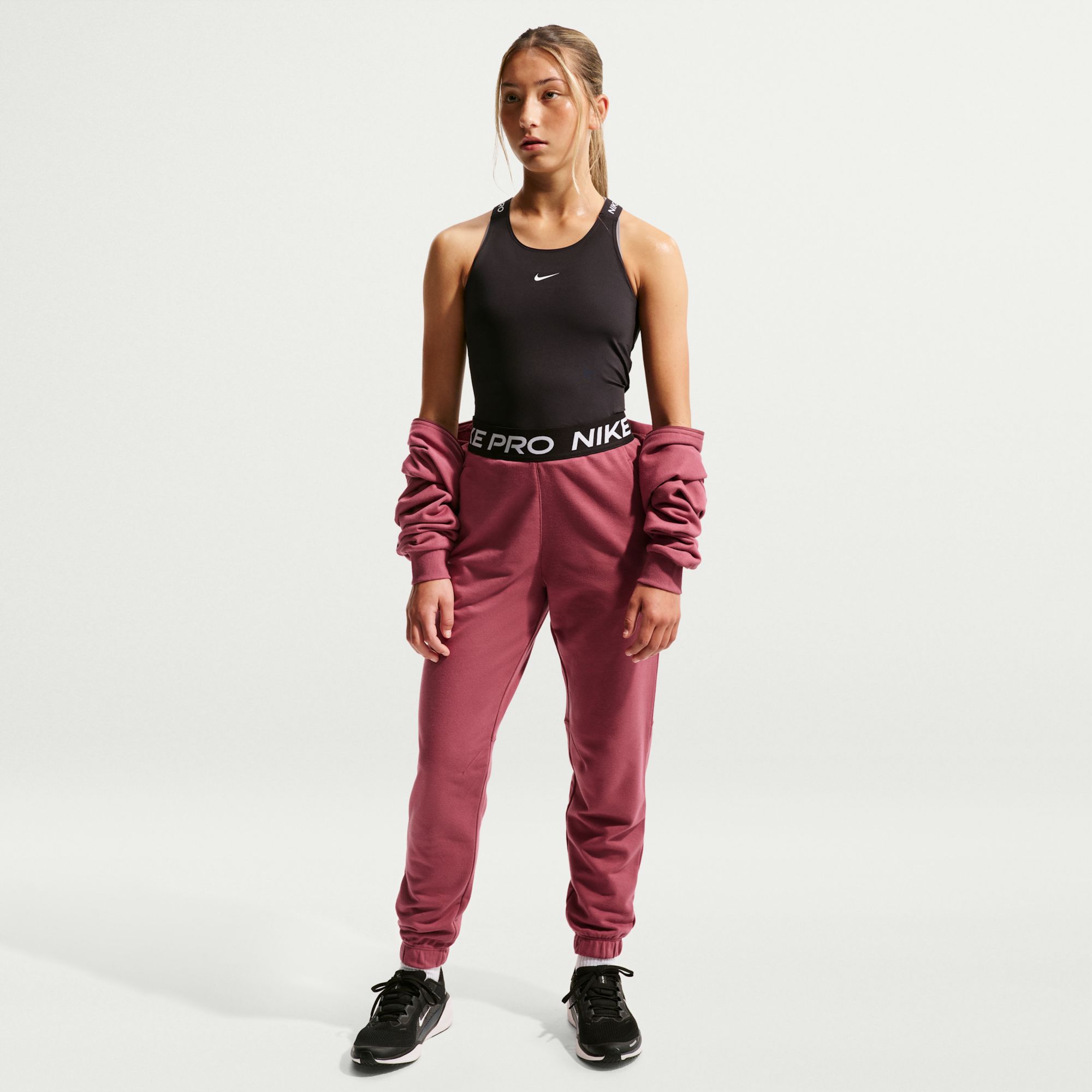 Nike Girl's Pro Fleece Dri-FIT Jogger