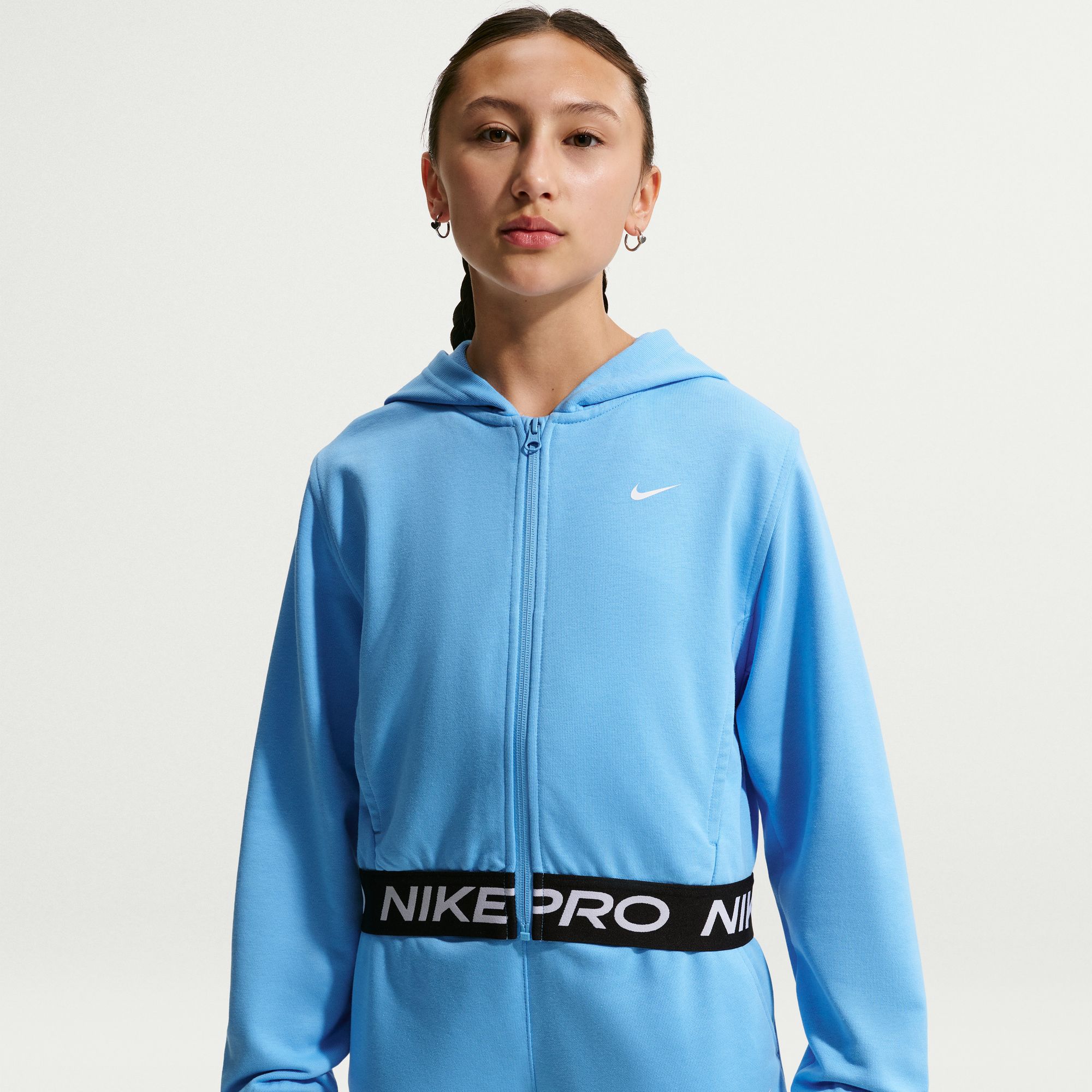 Nike Girl's Pro Fleece Dri-FIT Full Zip Hoodie