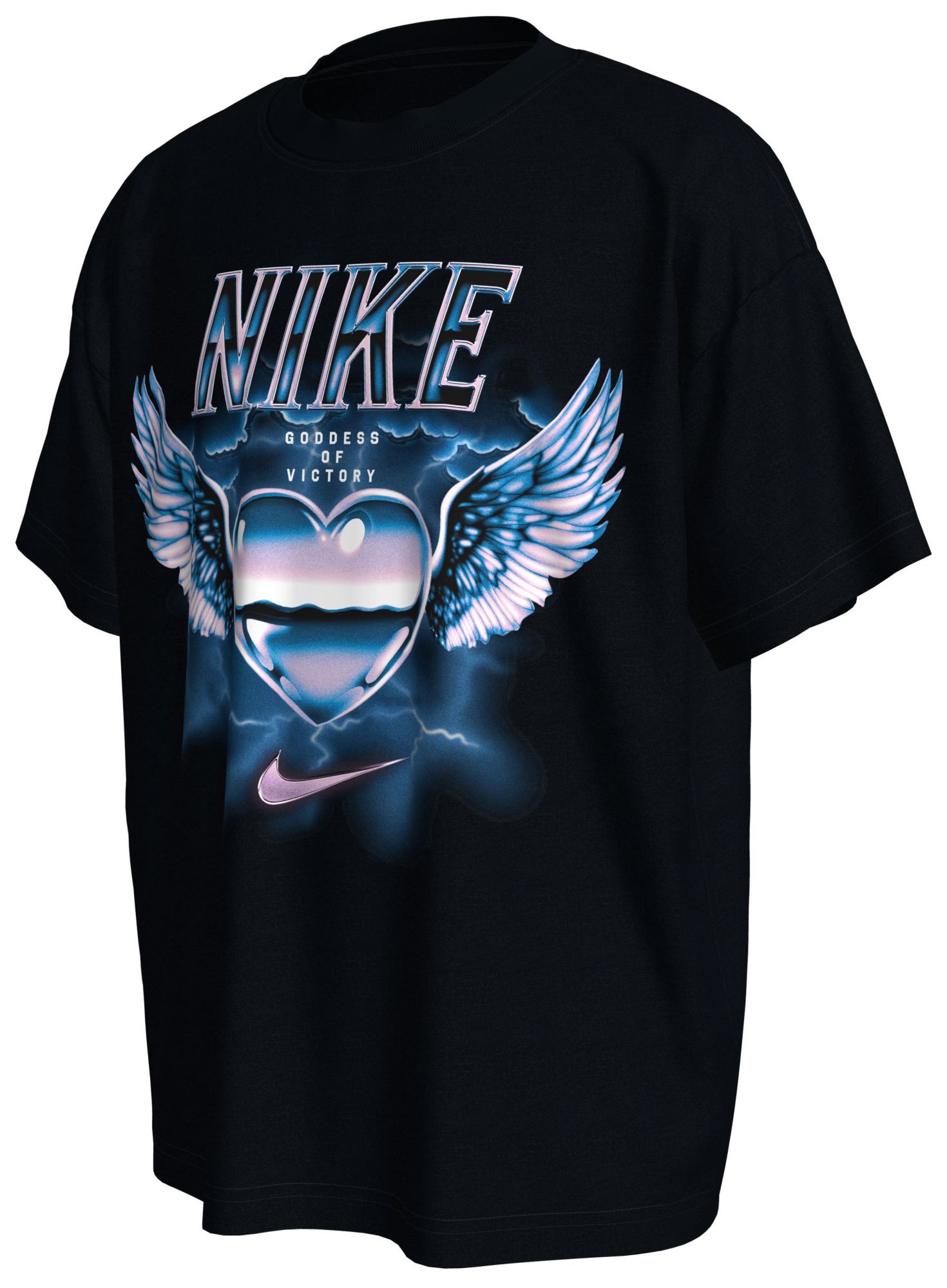 Nike Girls' Sportswear Mystical Heart Graphic T-Shirt