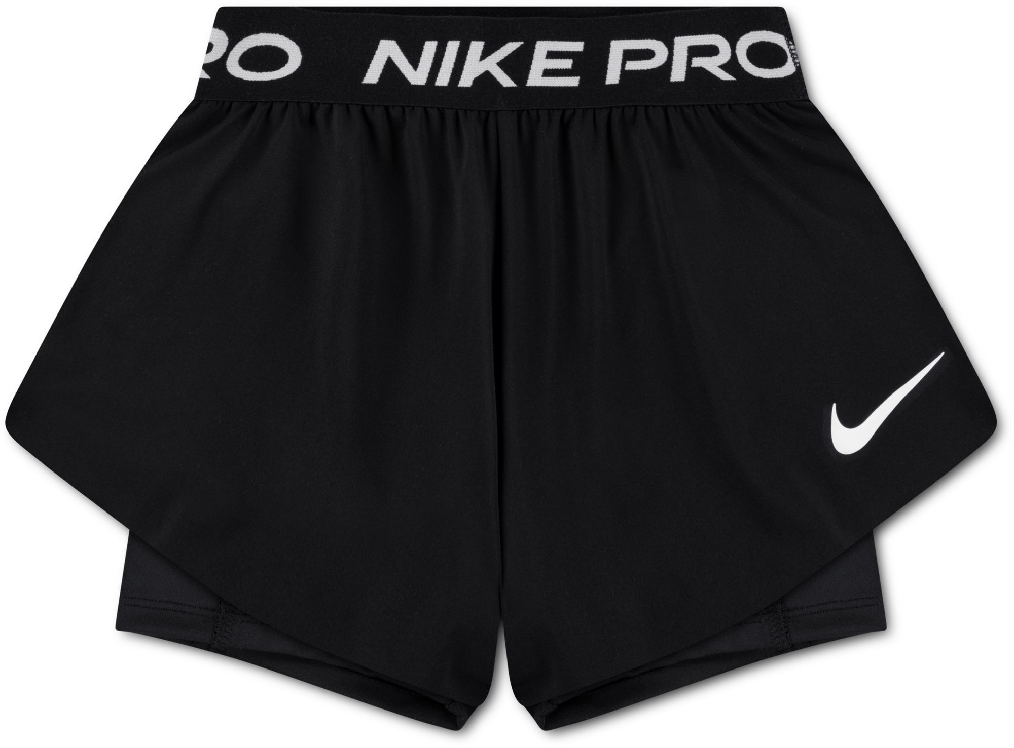 Nike Little Girls' Pro Dri-FIT 2-In-1 Shorts