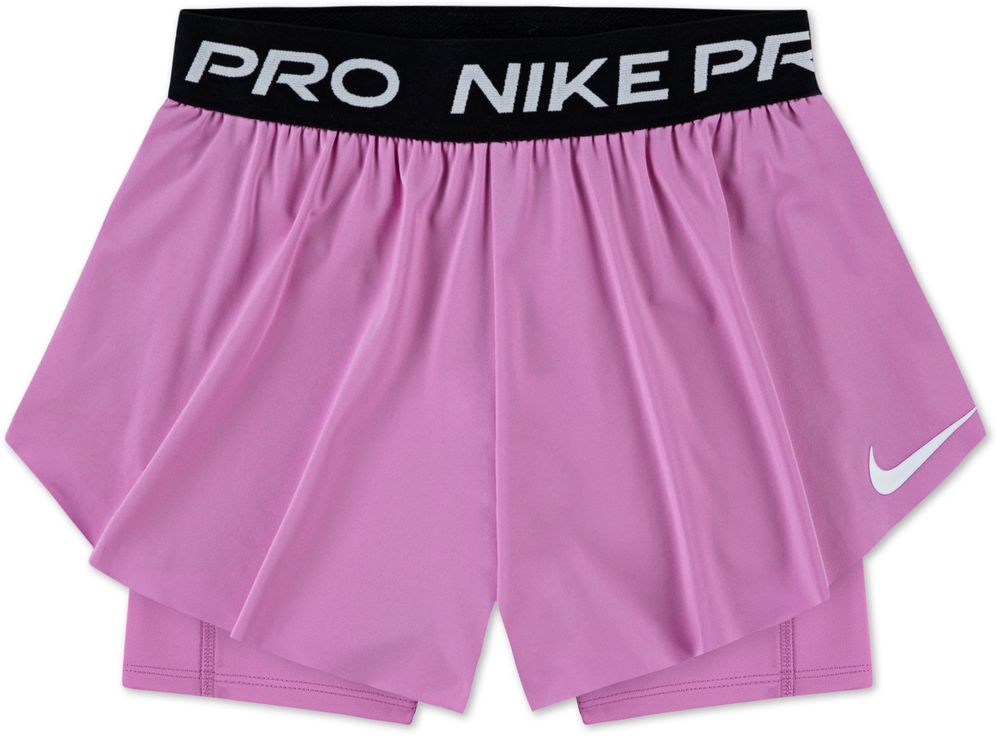 Nike Little Girls' Pro Dri-FIT 2-In-1 Shorts